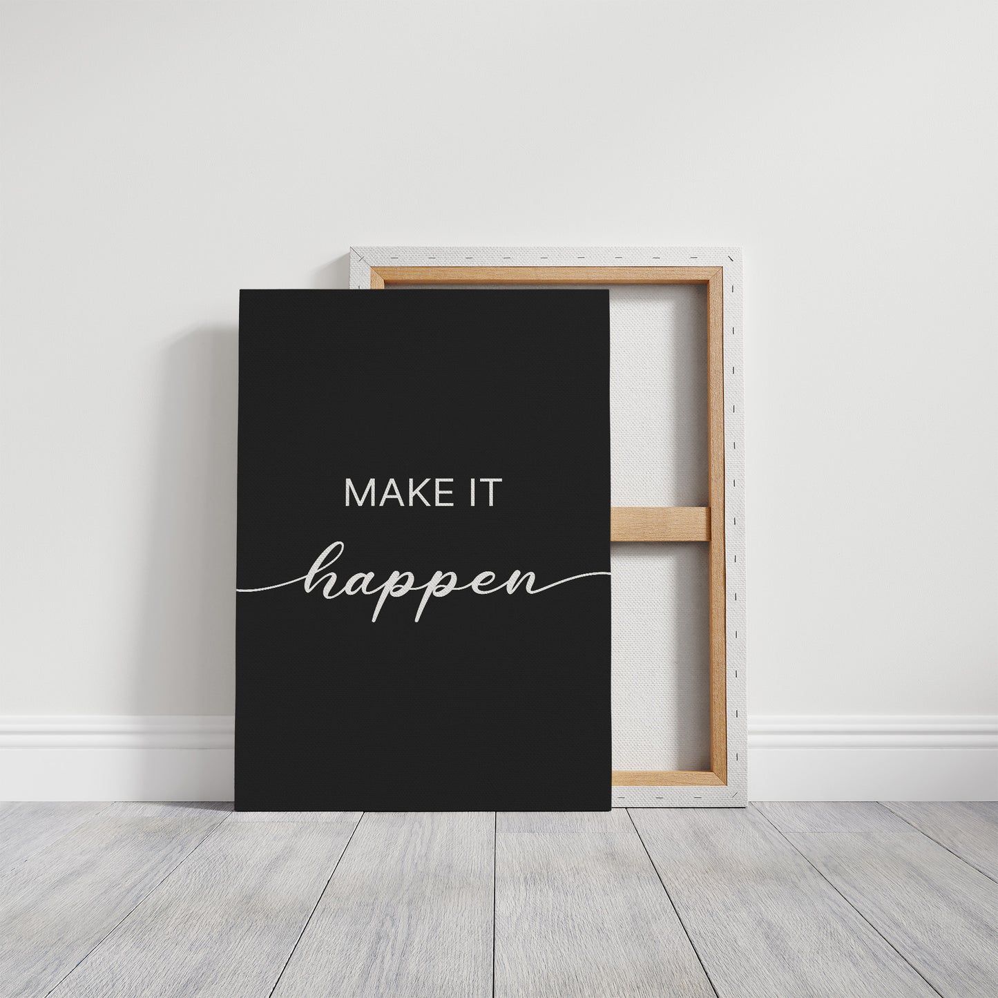 Make It Happen Script Typography