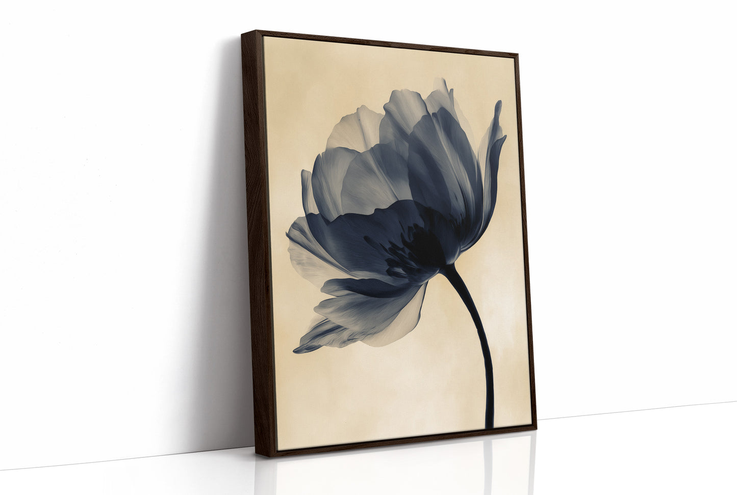 Midnight Bloom in Sepia Whispers