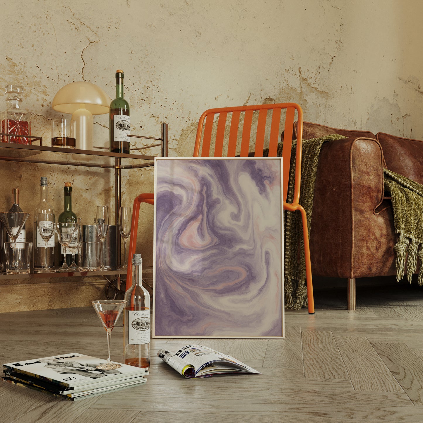 Lavender Dreamscape Swirl