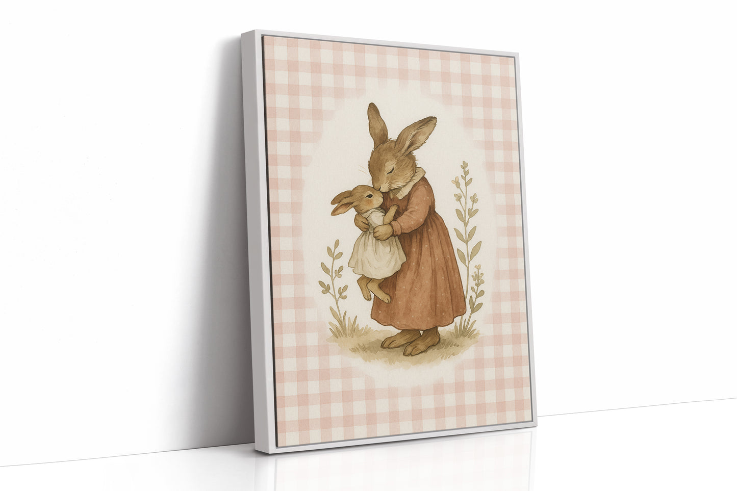 Mama Bunny’s Kiss in Gingham