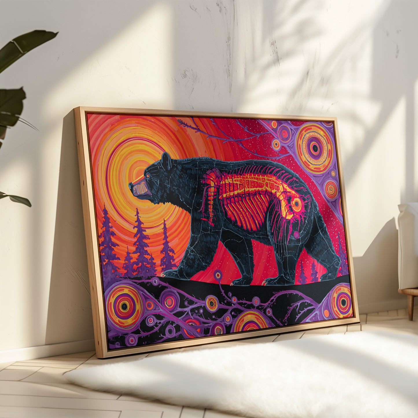 Spirit Bear's Inner Fire Glows