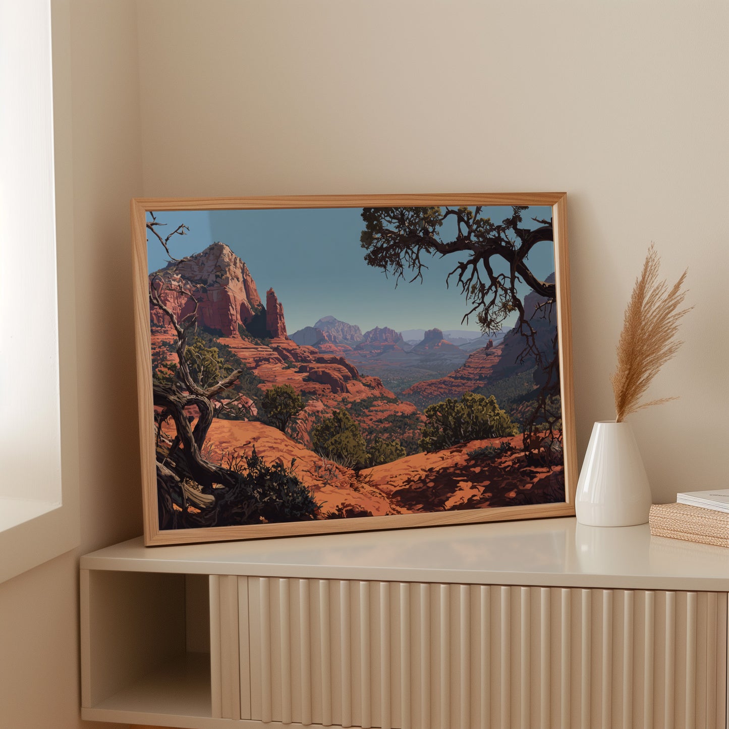 Twisted Juniper Frames Desert Peaks