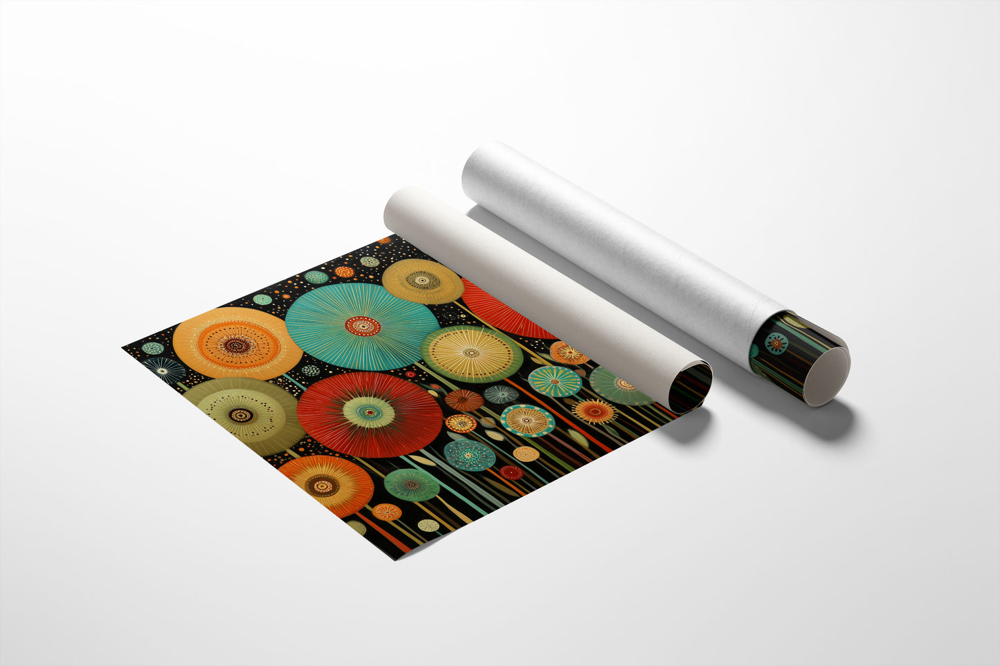 Midnight Garden Blooms In Color