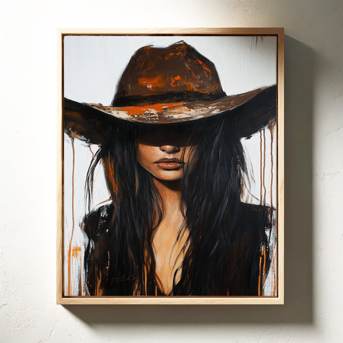 Ember Noir – Western Cowgirl Wall Art