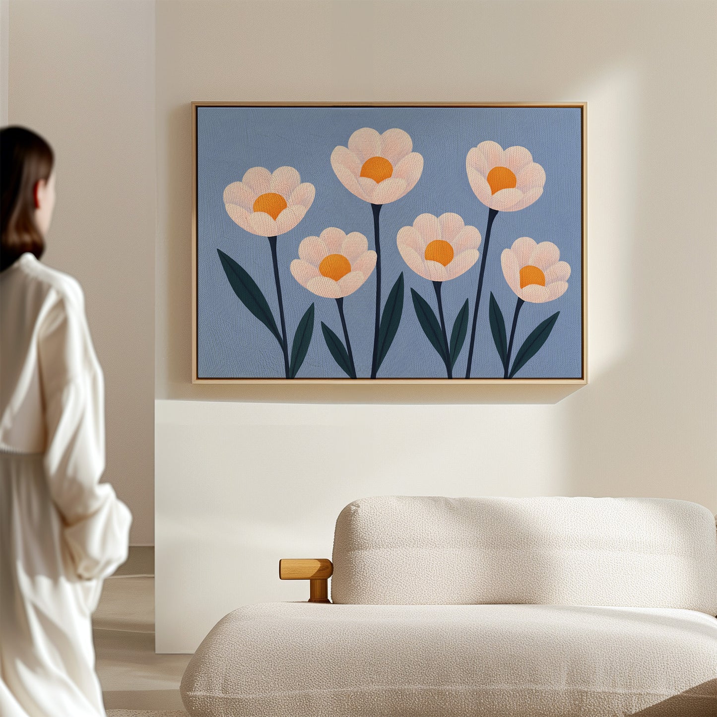 Sunlight Blooms in a Blue Sky