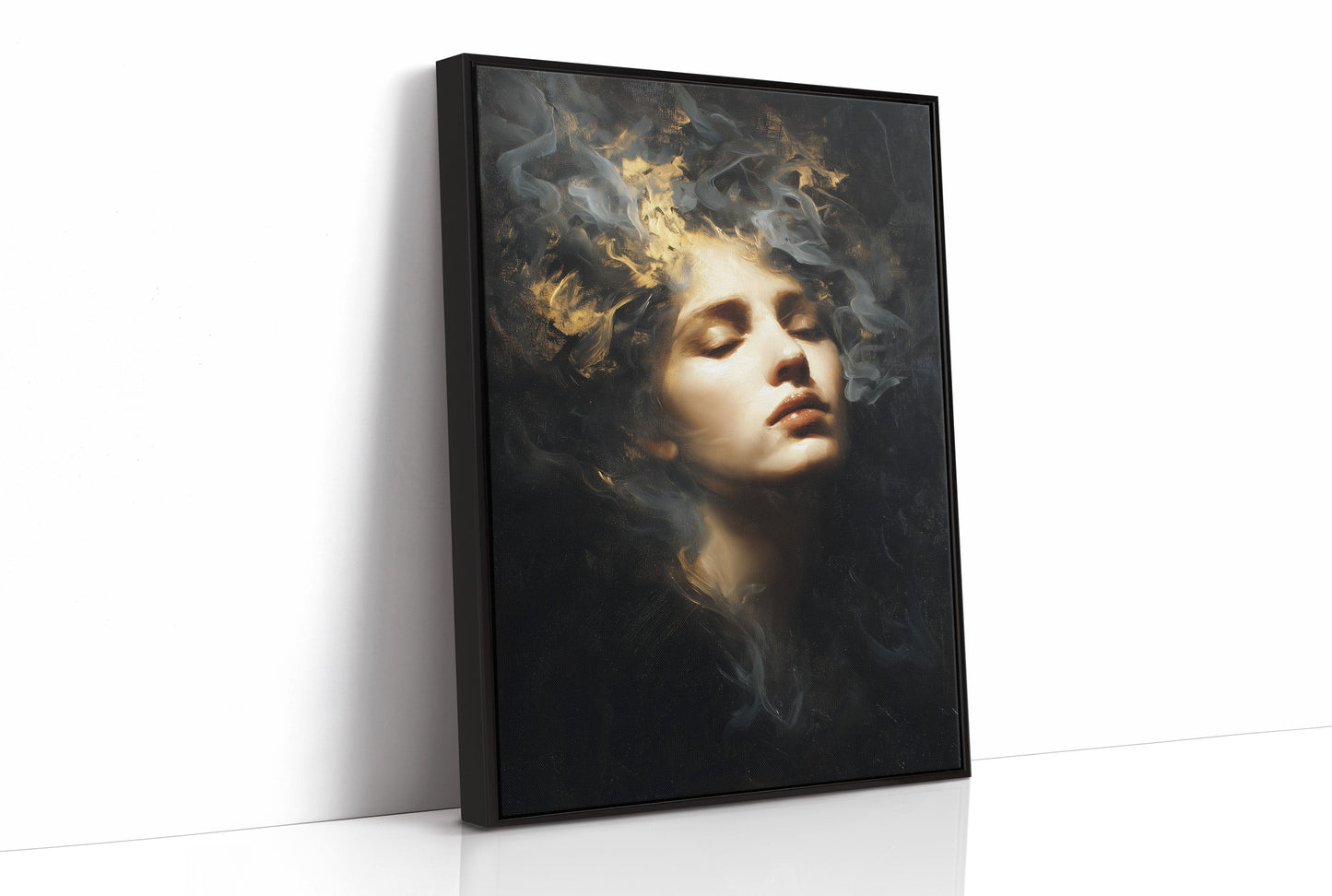 Golden Reverie In Midnight Hues