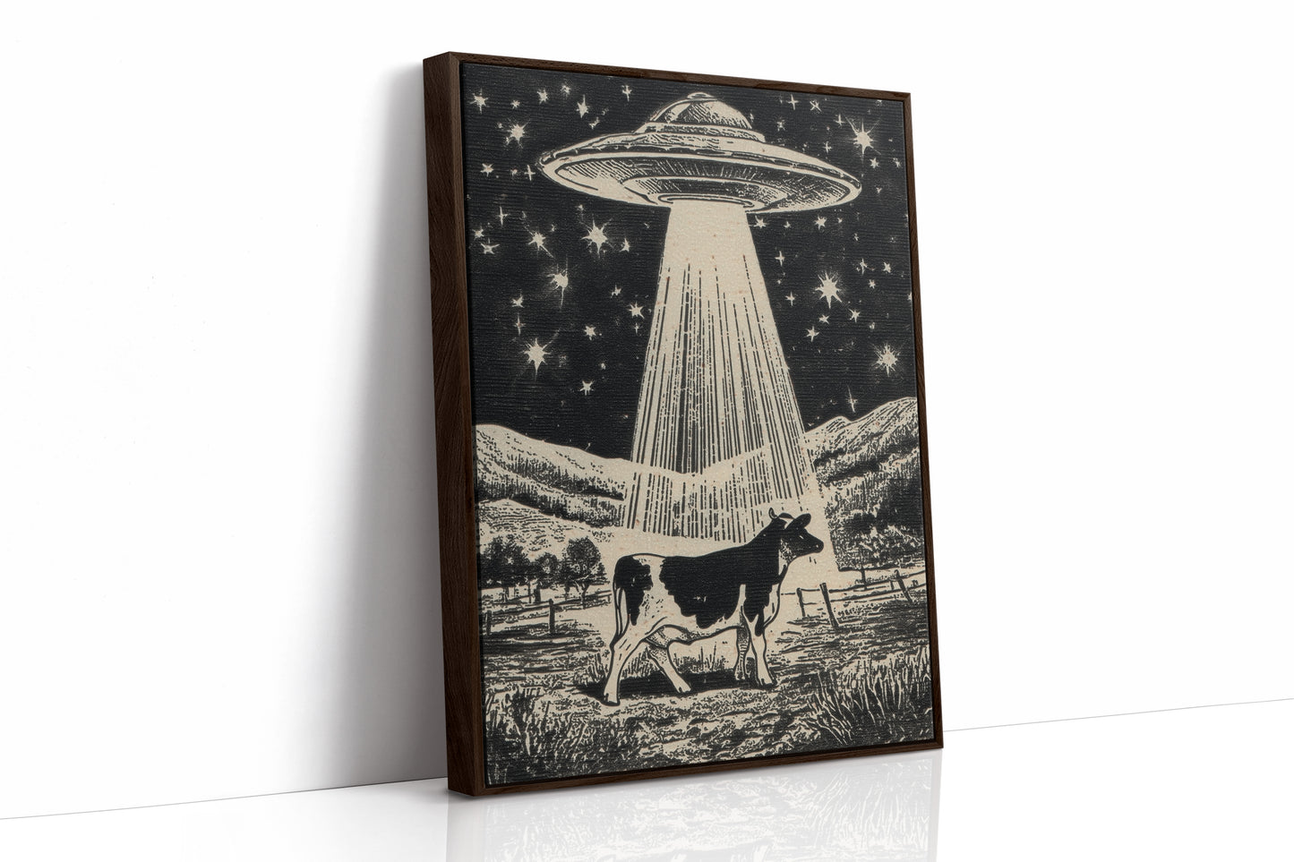 Cosmic Cowboys Meet Starlit Visitors