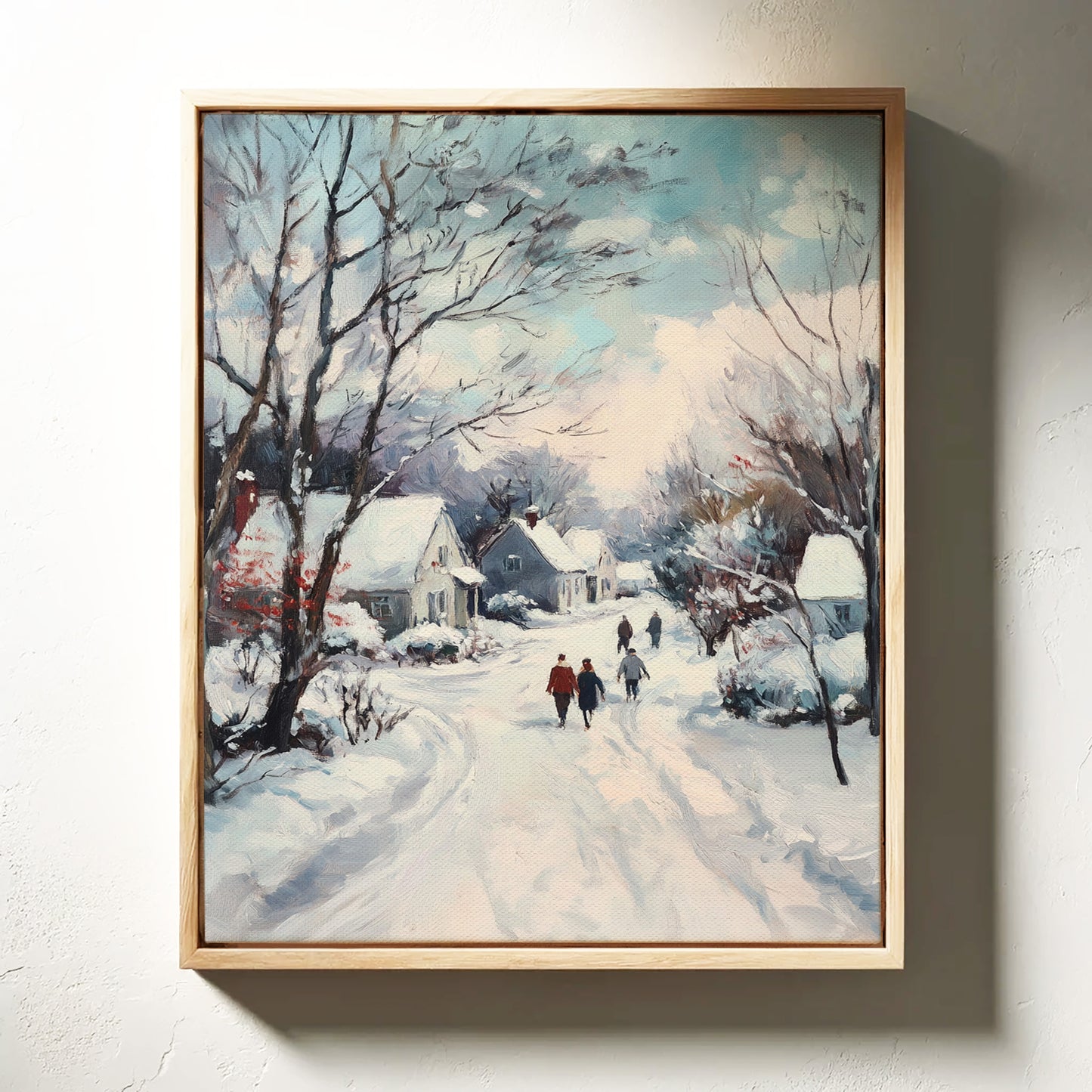 Footsteps Through Winter's Embrace