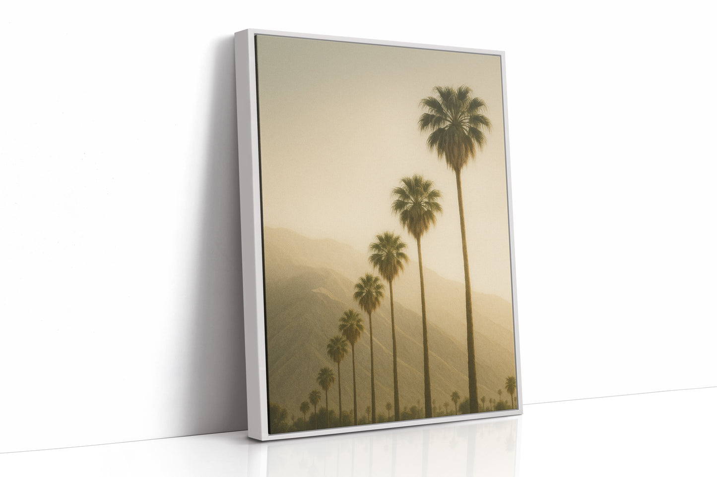 Desert Palms at Dusk