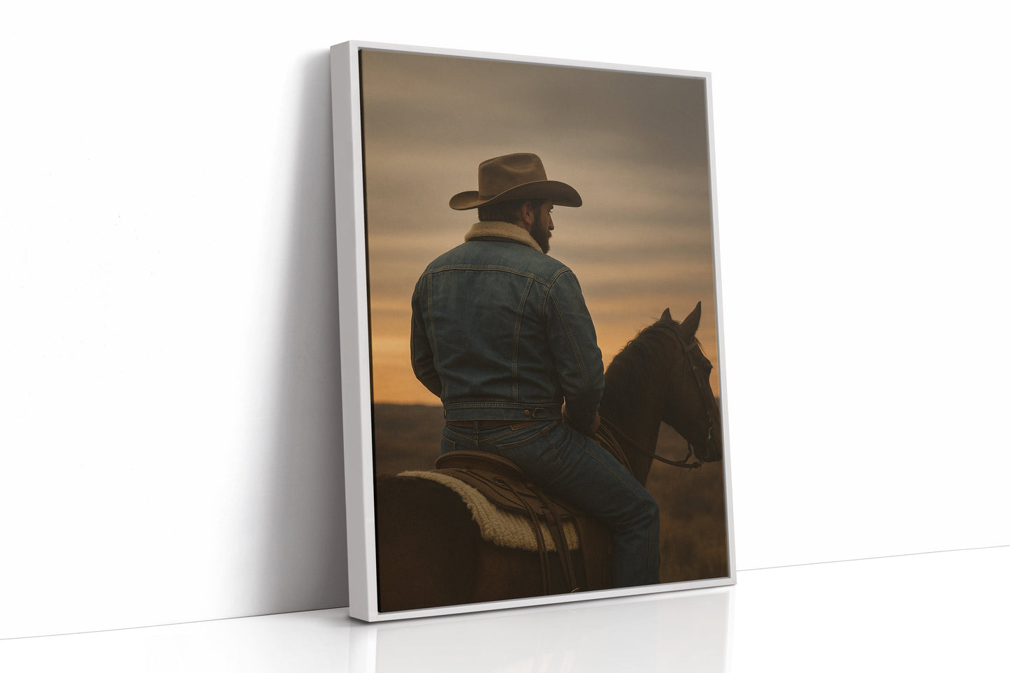 Cowboy at Dusk