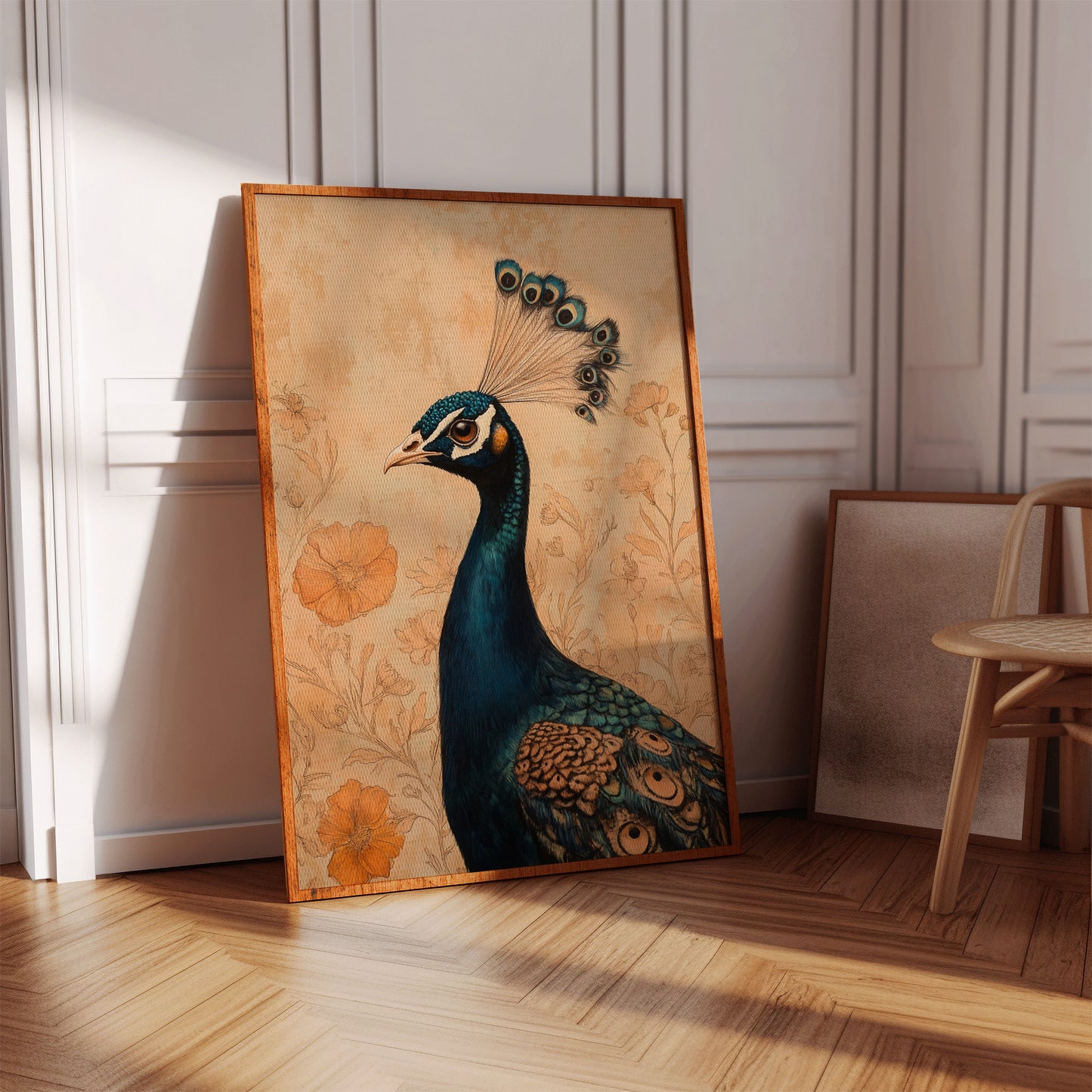 Poise and Petals in Copper and Teal