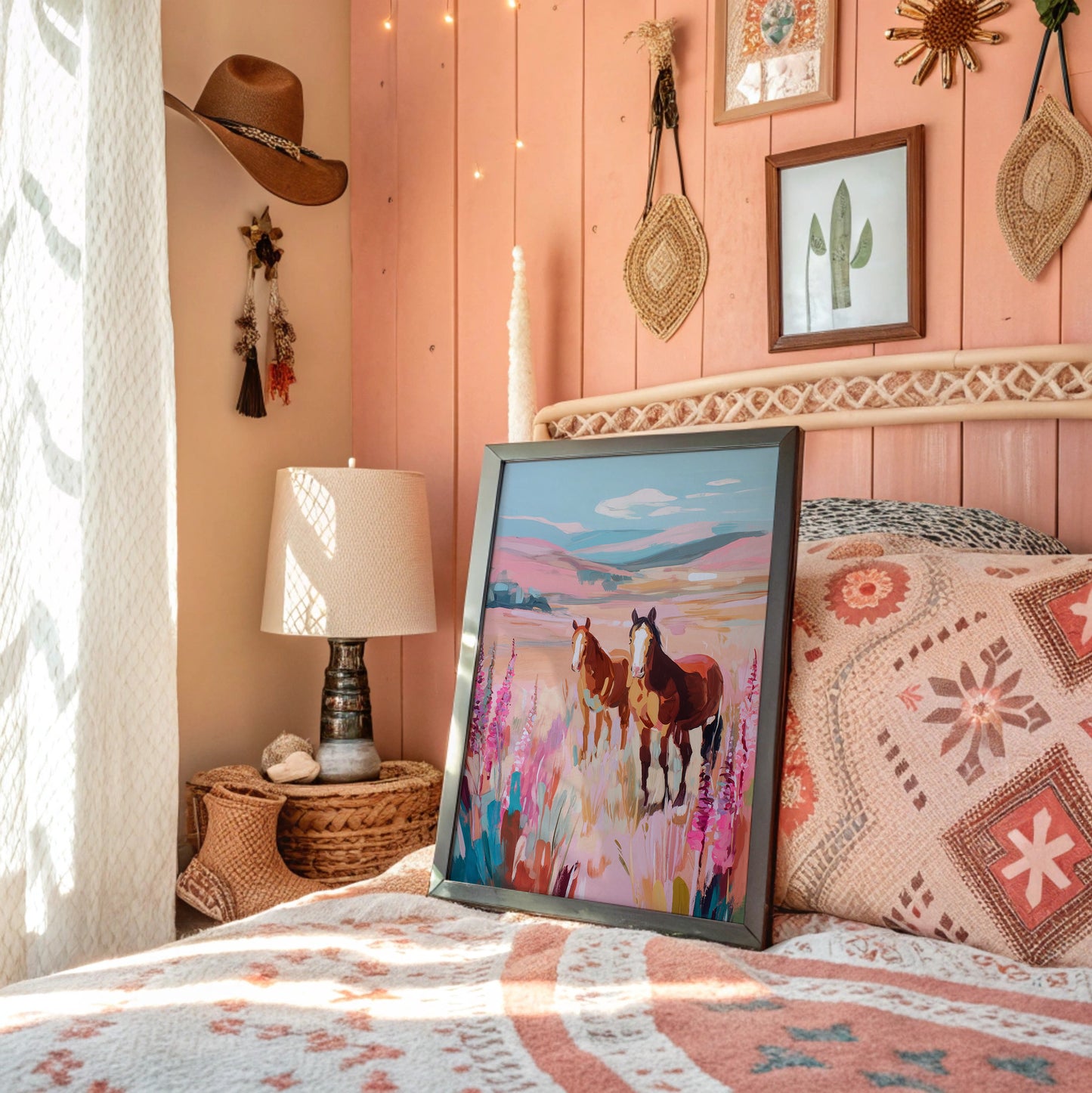 Wild Foxgloves Dance With Mustangs