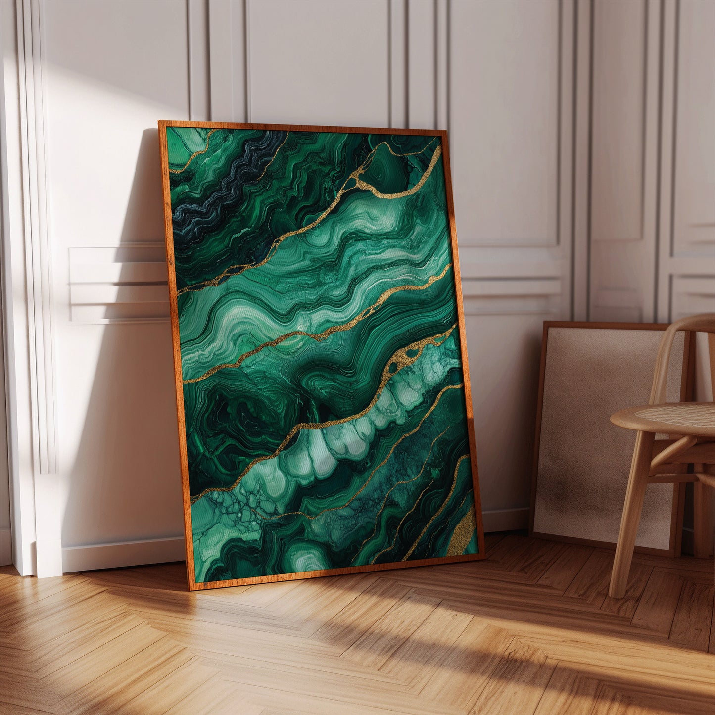 Veins of Emerald and Golden Earth