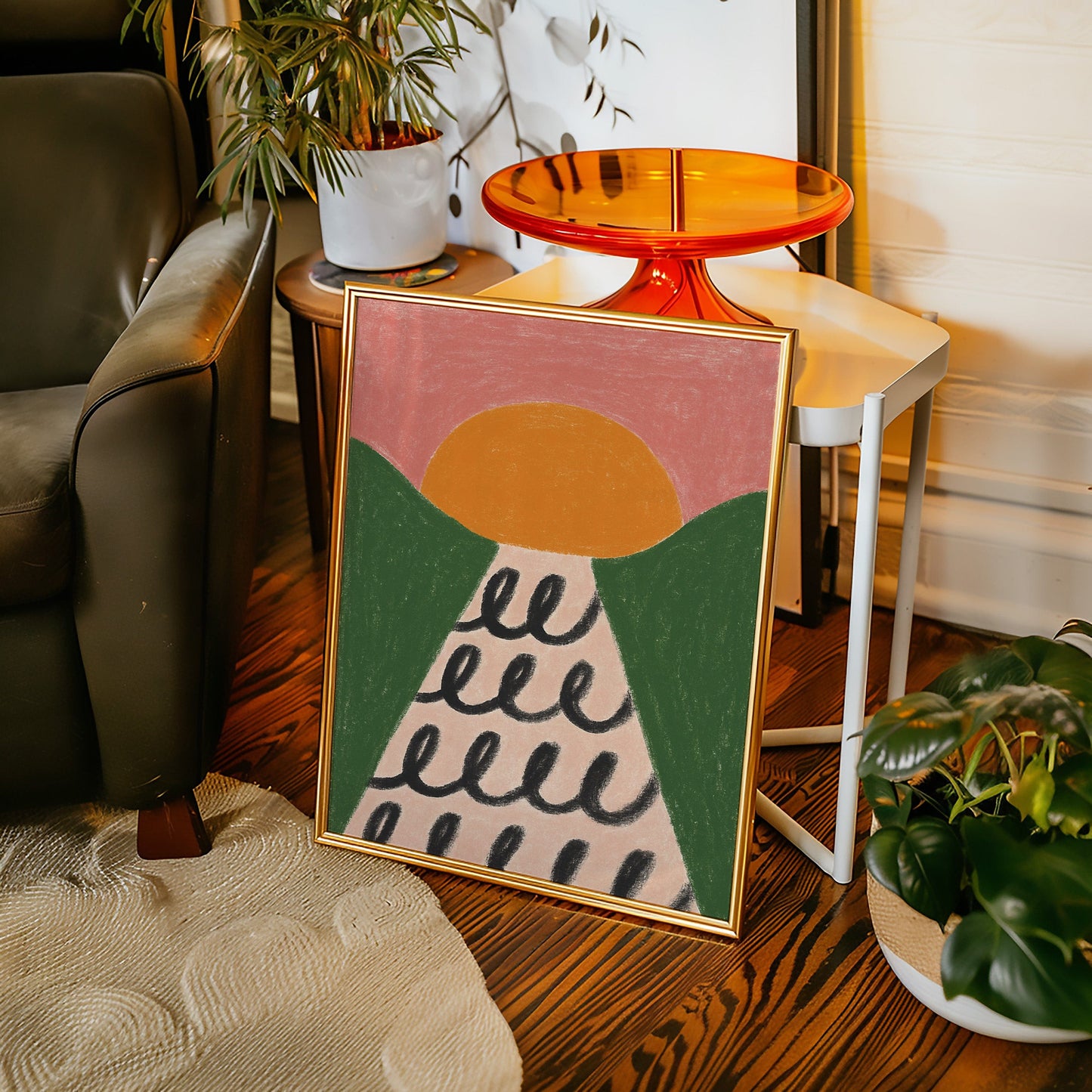 Morning Waves Roll Through Hills