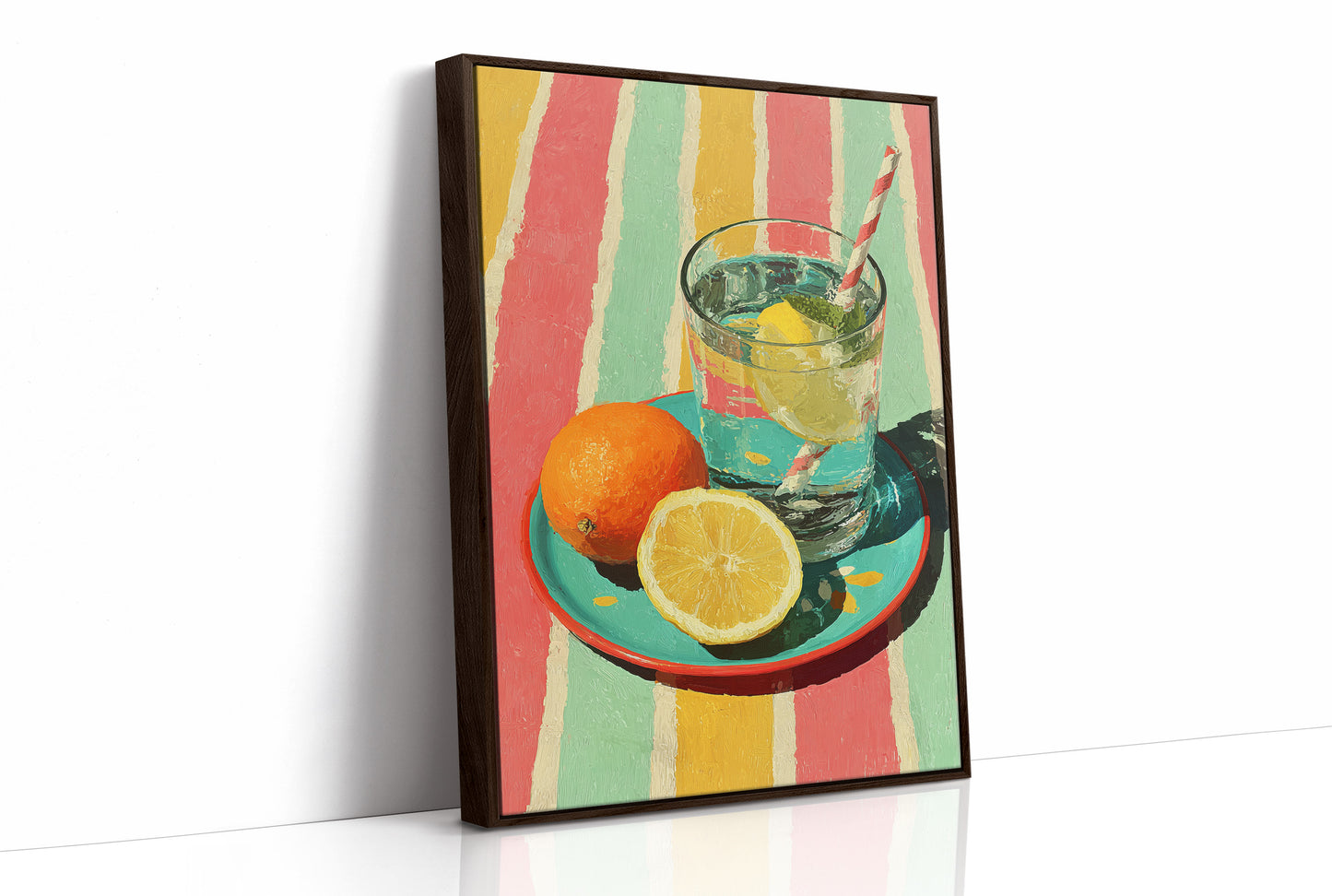 Iced Lemonade, Summer Stripes