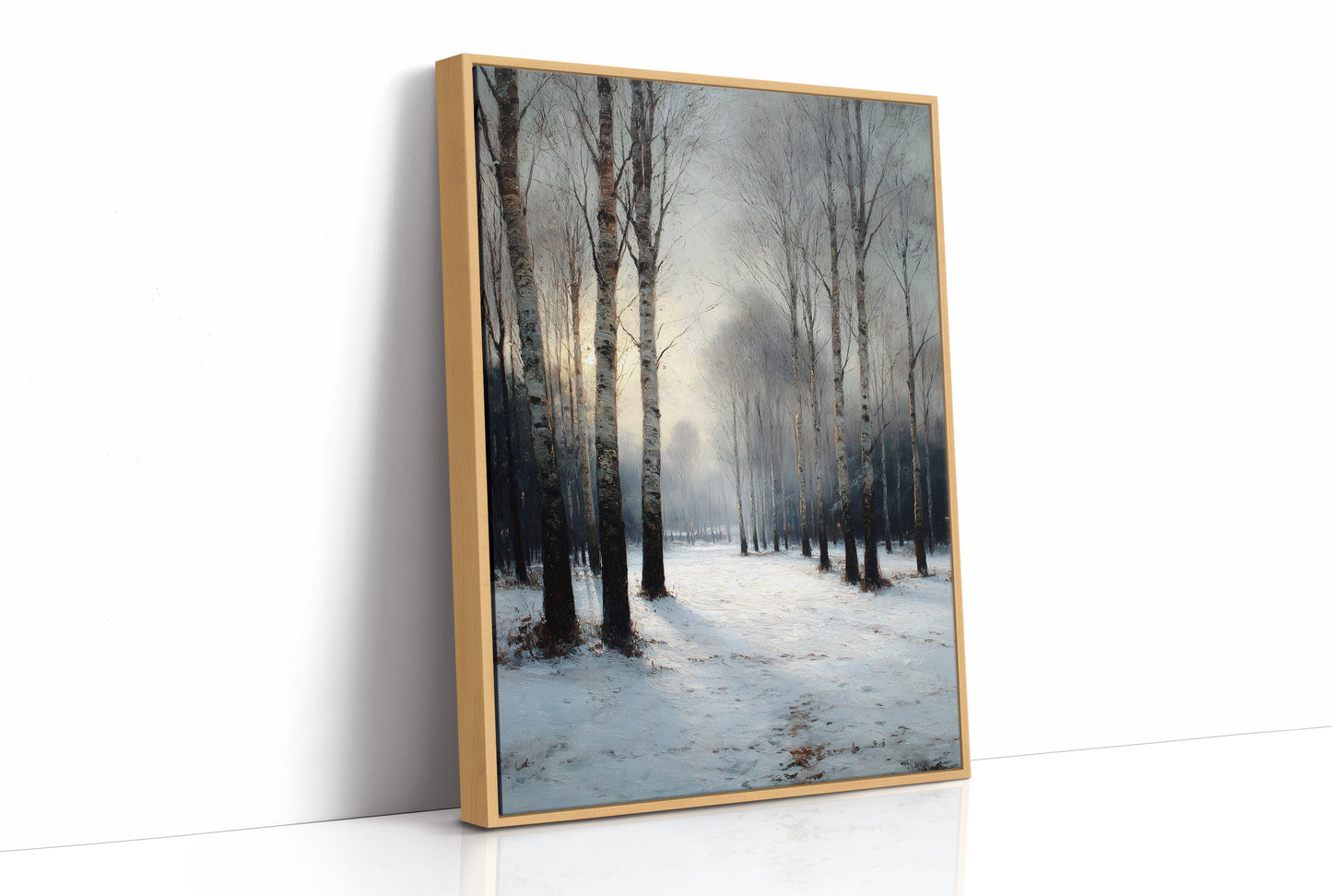 Sunset Through the Birches