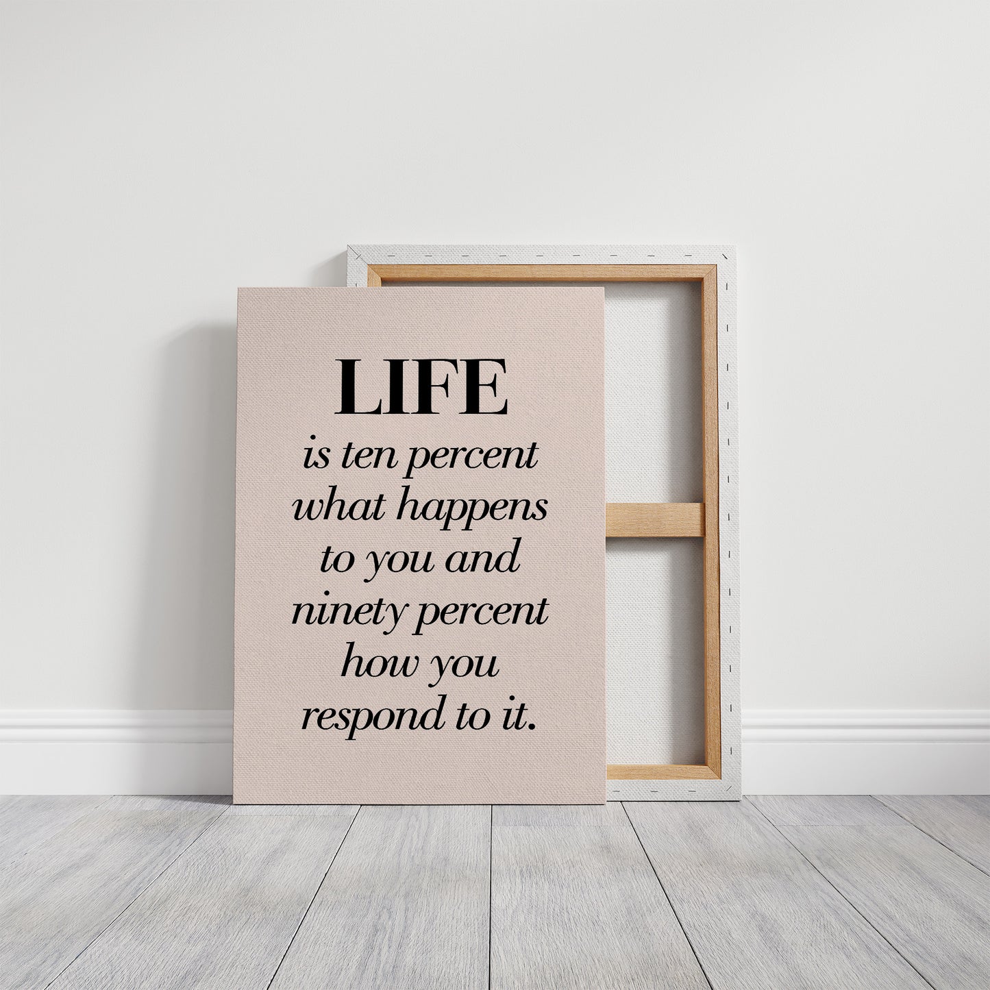 Life Is Ten Percent What Happens To You