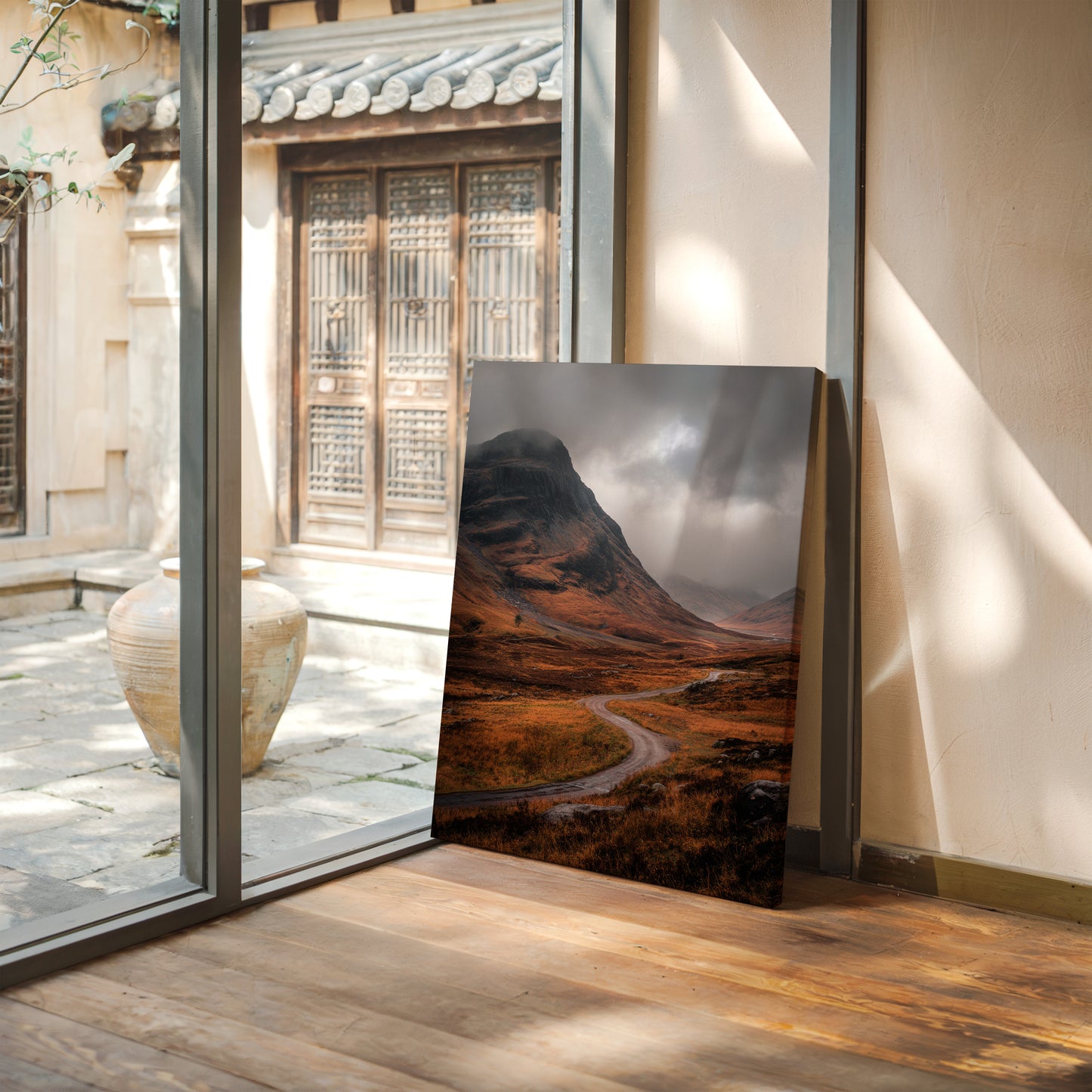 Curves of Autumn's Embrace