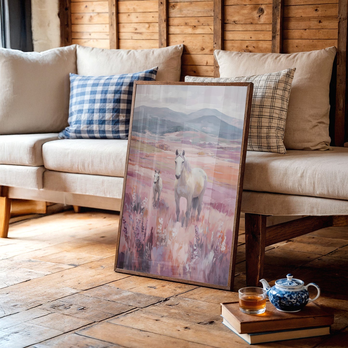 Wild Lavender Calls The Horses Home