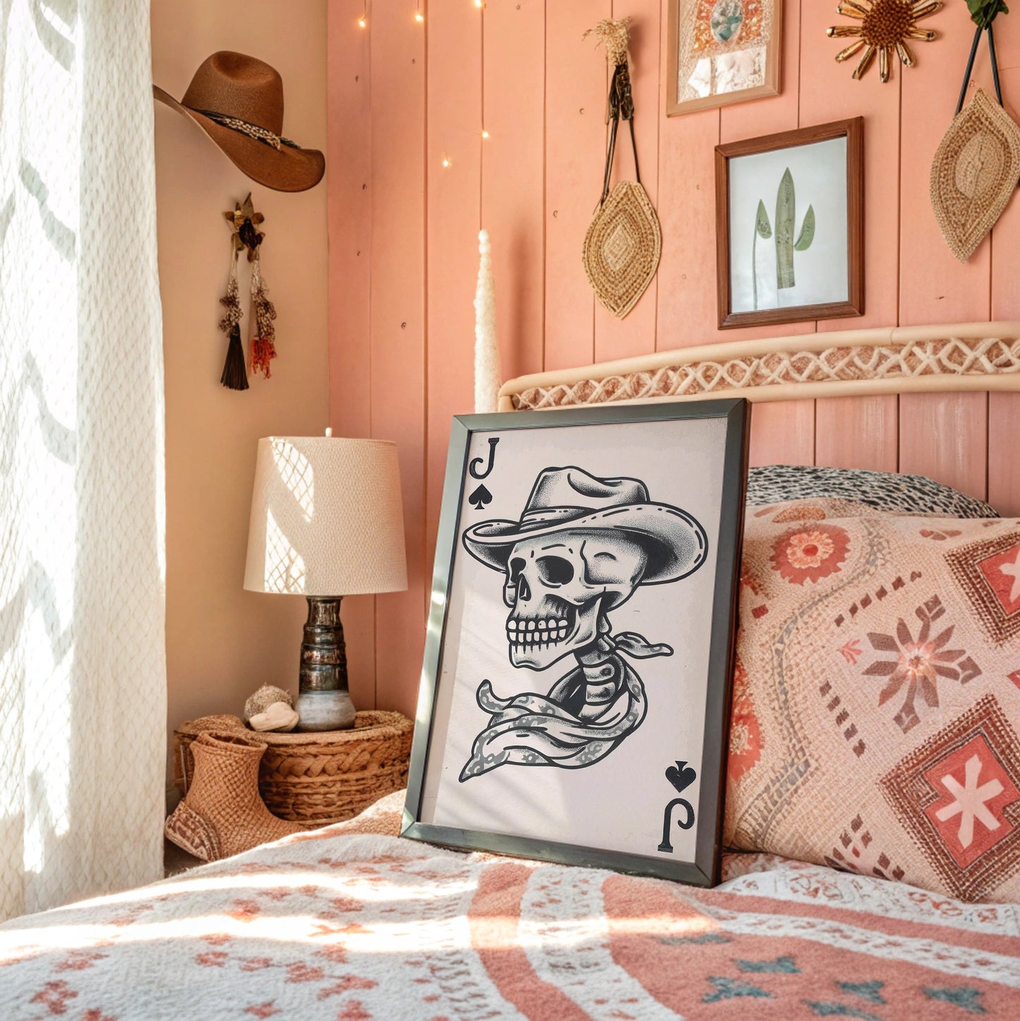 Cowboy Skull Deals Wild Cards