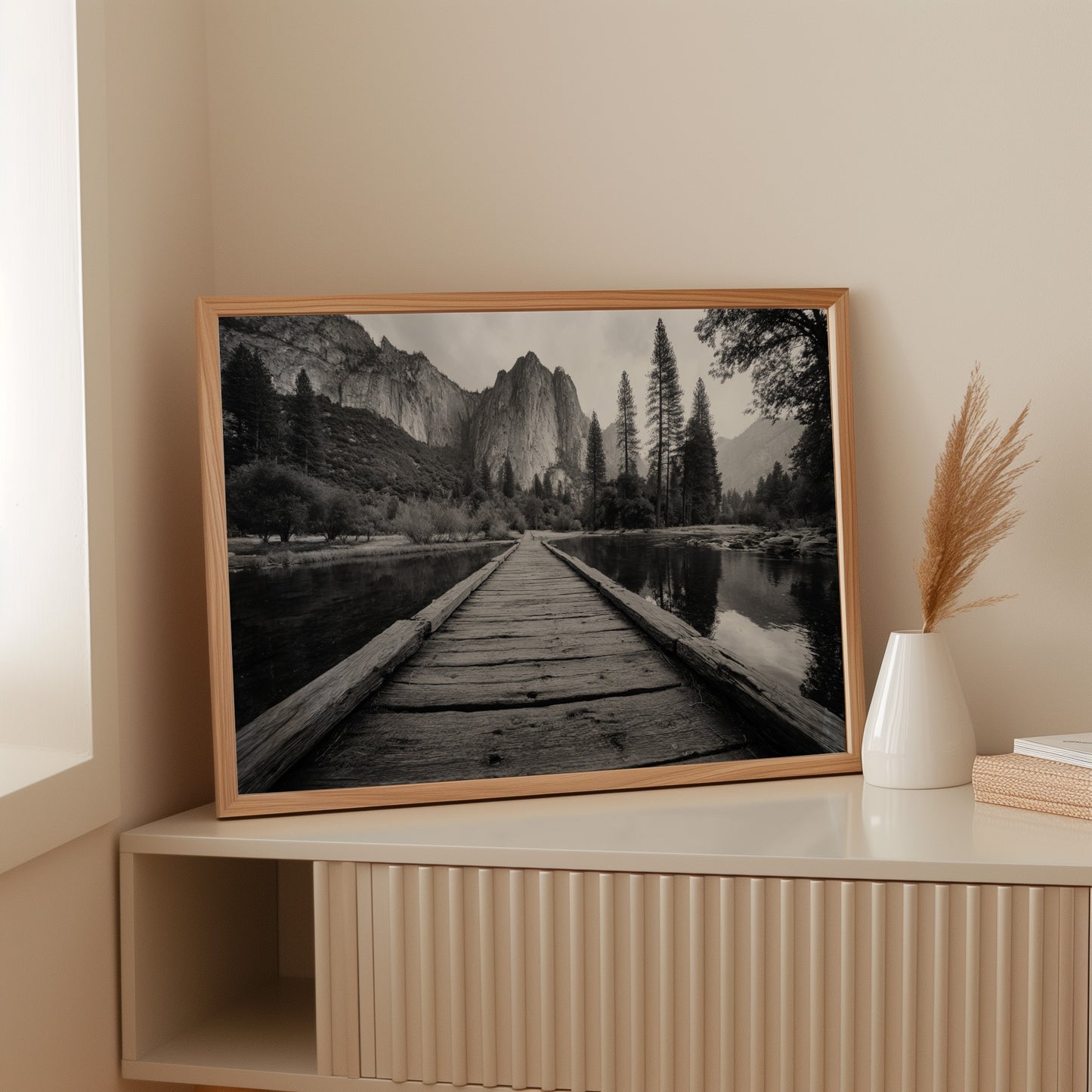 Wooden Path To Mountain Majesty