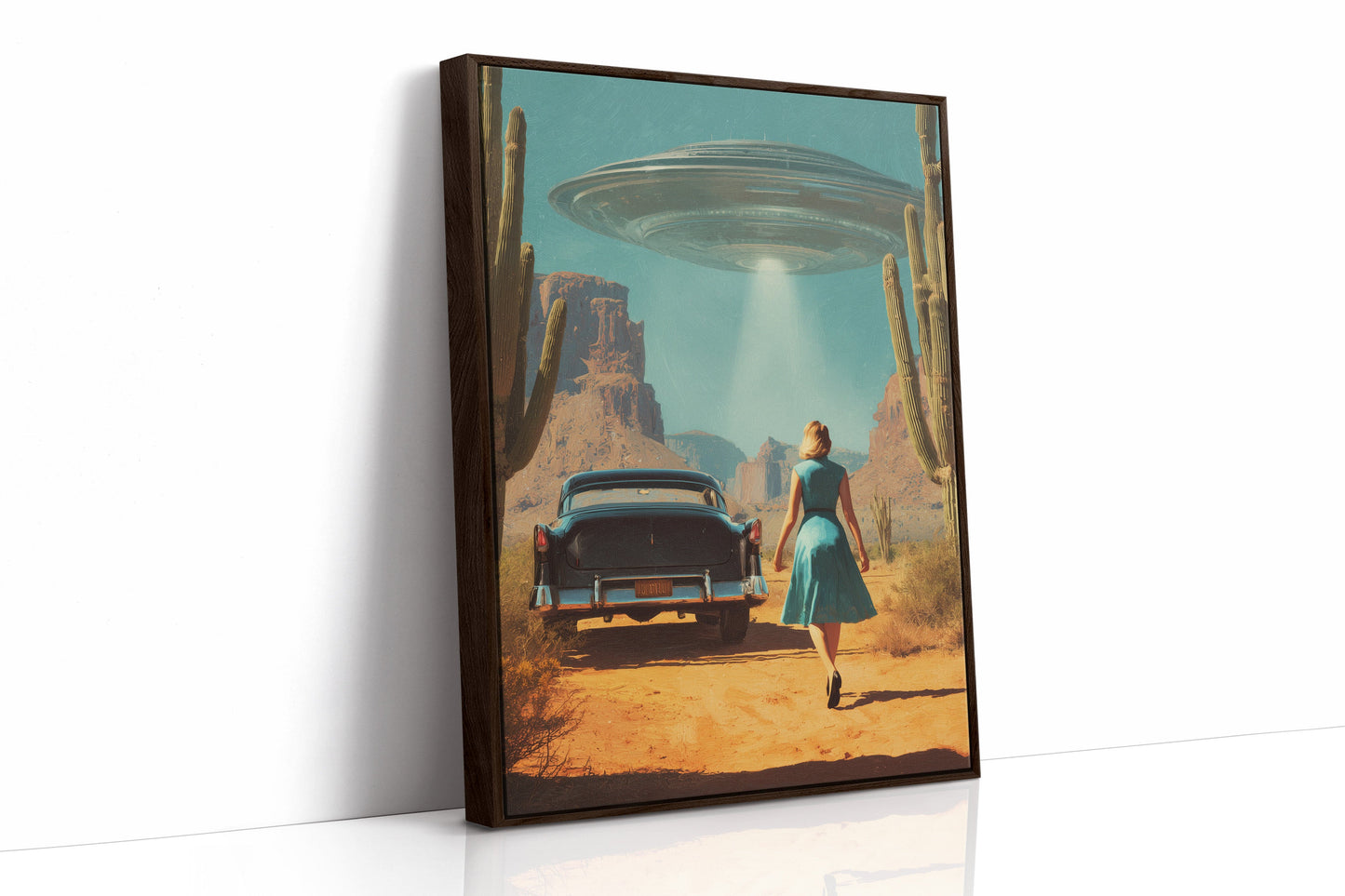 Desert Roads Meet Alien Skies