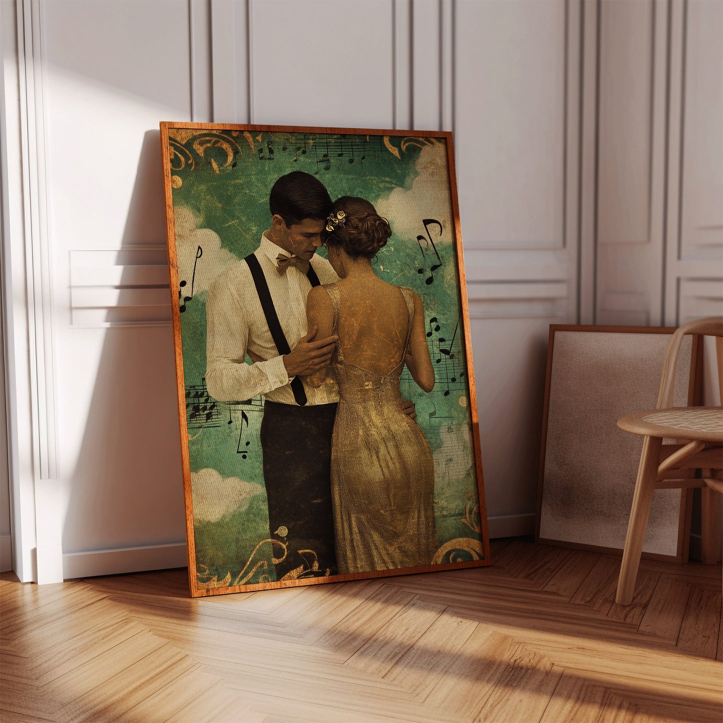 Golden Waltz Beneath the Music Sky