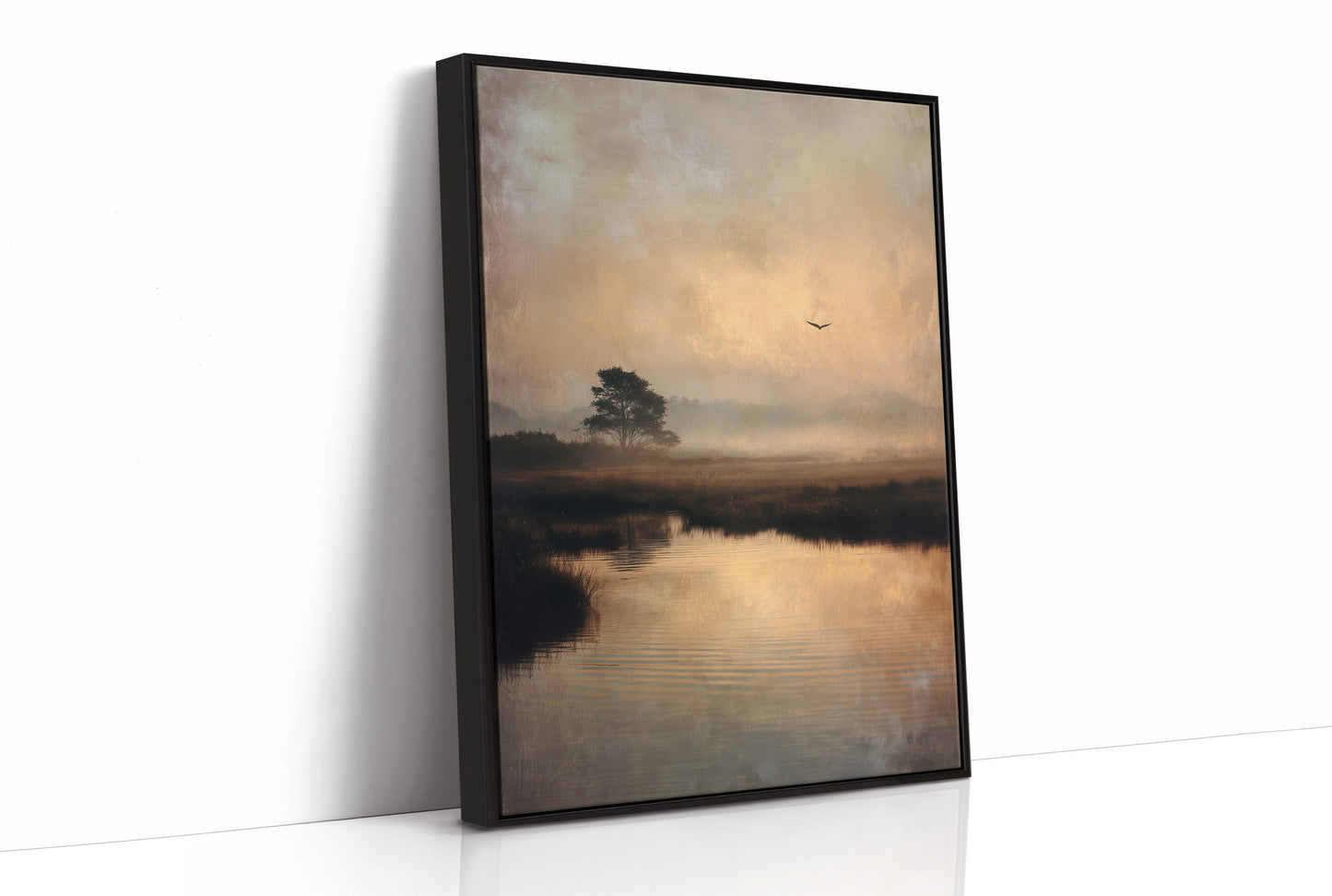 Lone Tree Meets Dawn Mist