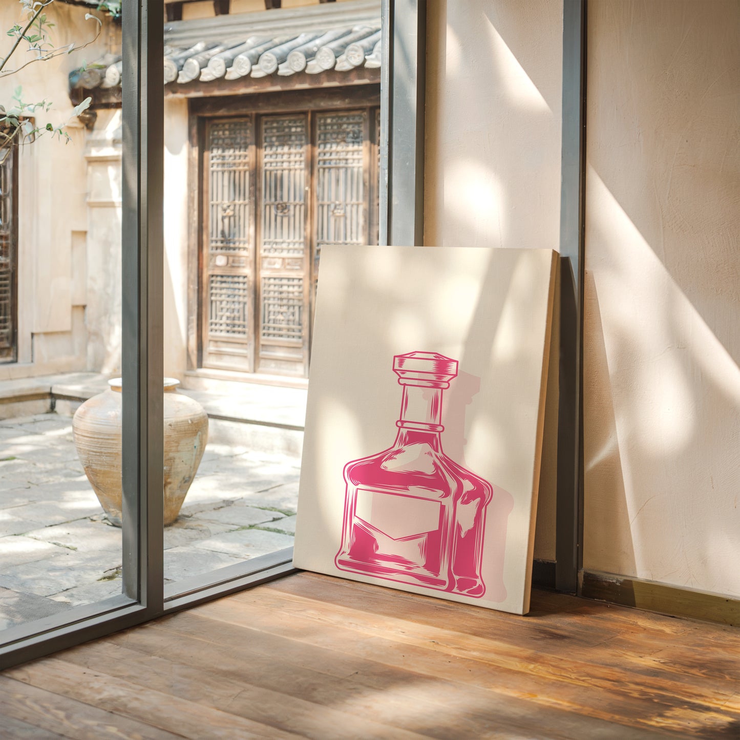 Pink Crystal Holds Midnight Stories