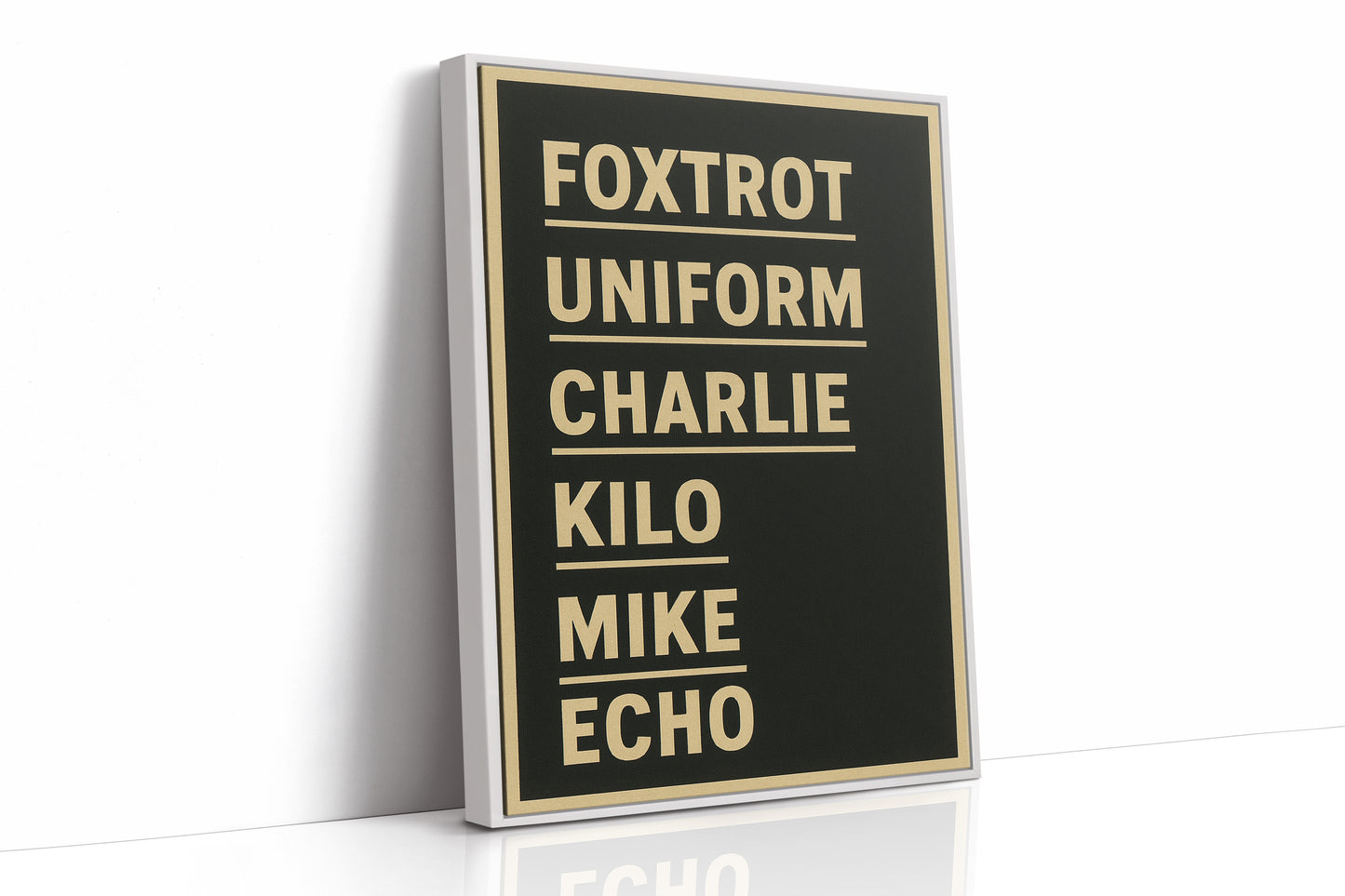 Foxtrot Uniform Charlie Kilo Print