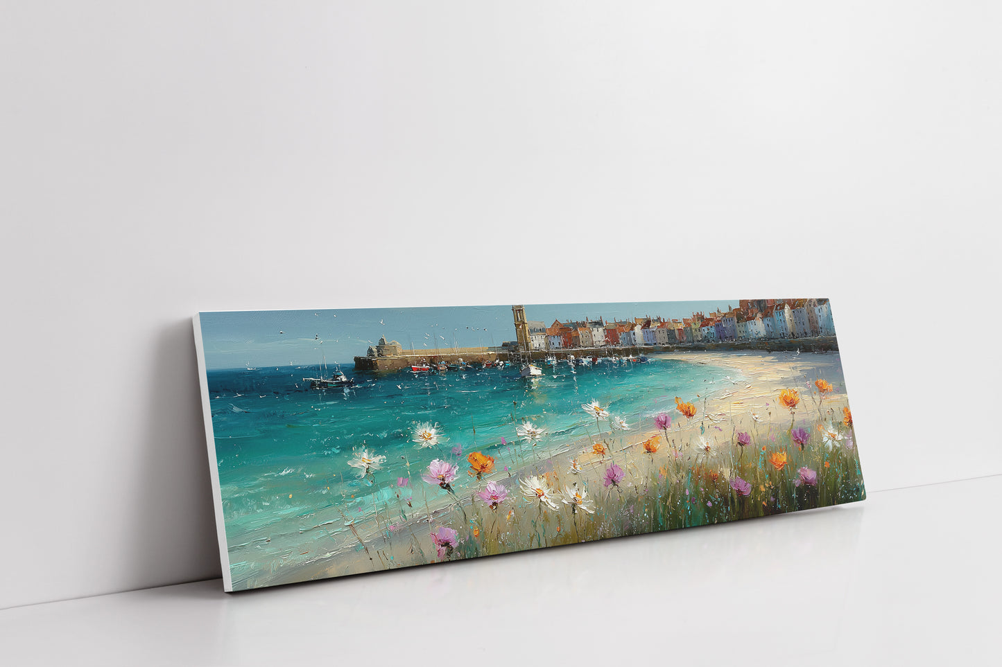Wildflowers Beside The Harbor