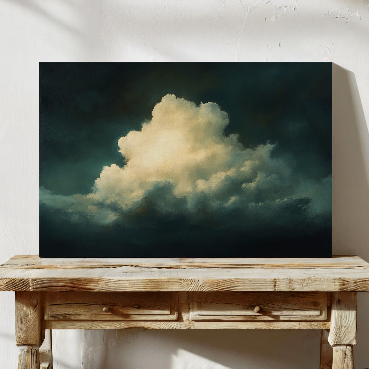 Summer Storm Builds Golden Light