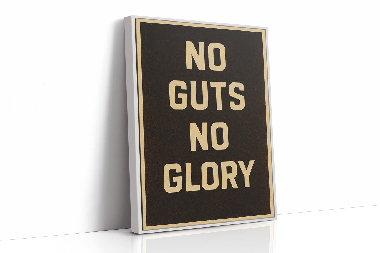 No Guts No Glory Vintage Poster