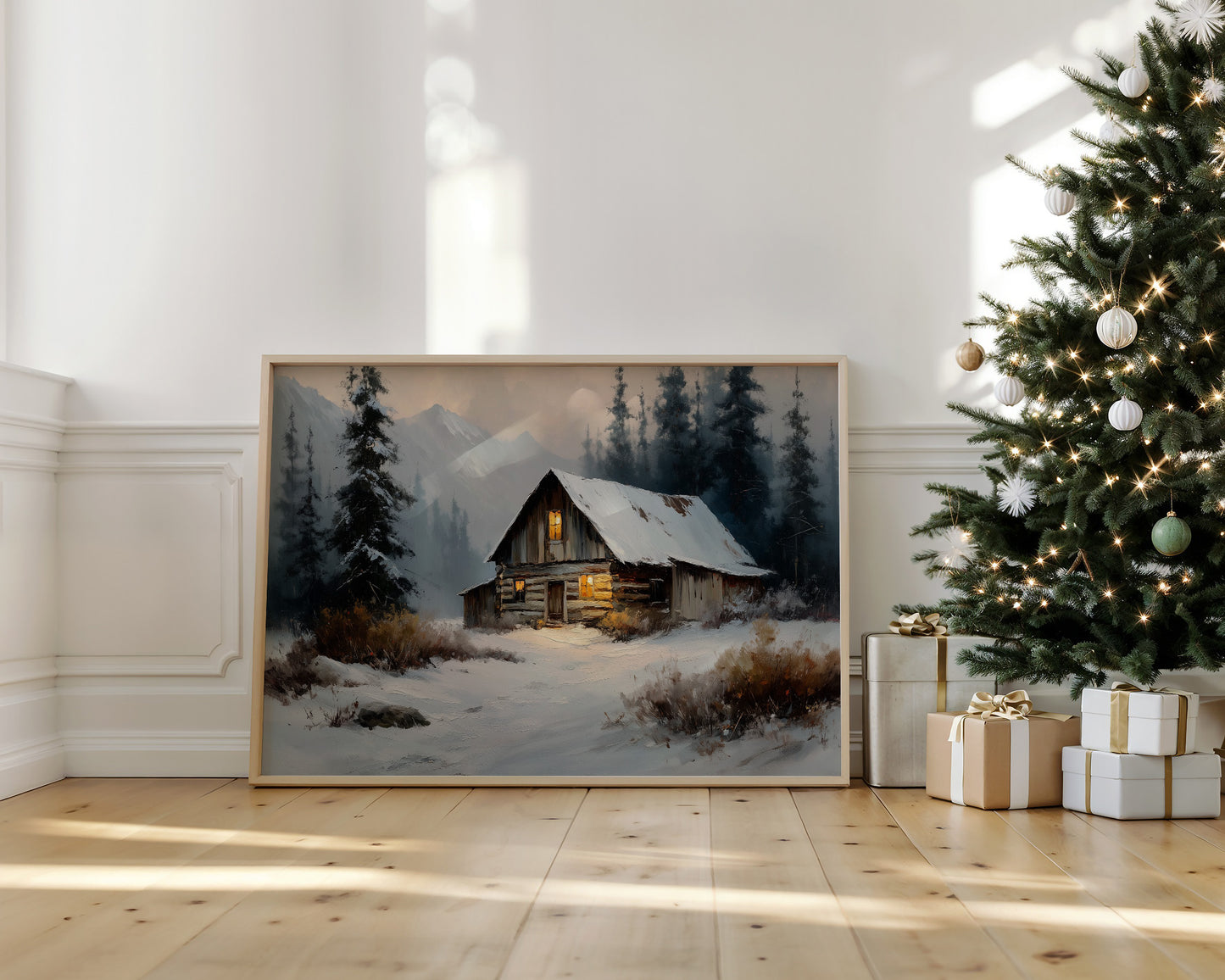 Snow Blankets The Mountain Hideaway