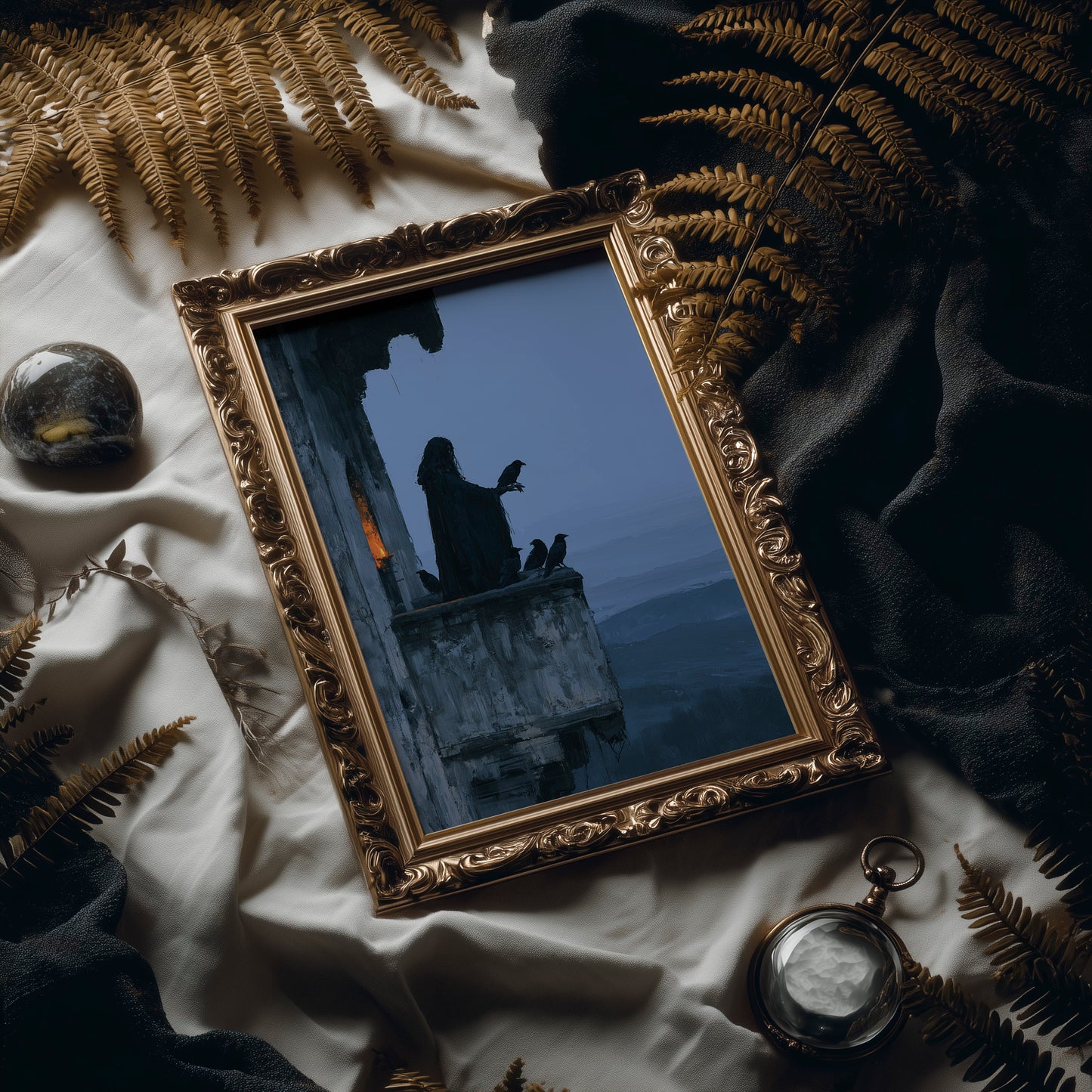 Council Of Crows At Dusk