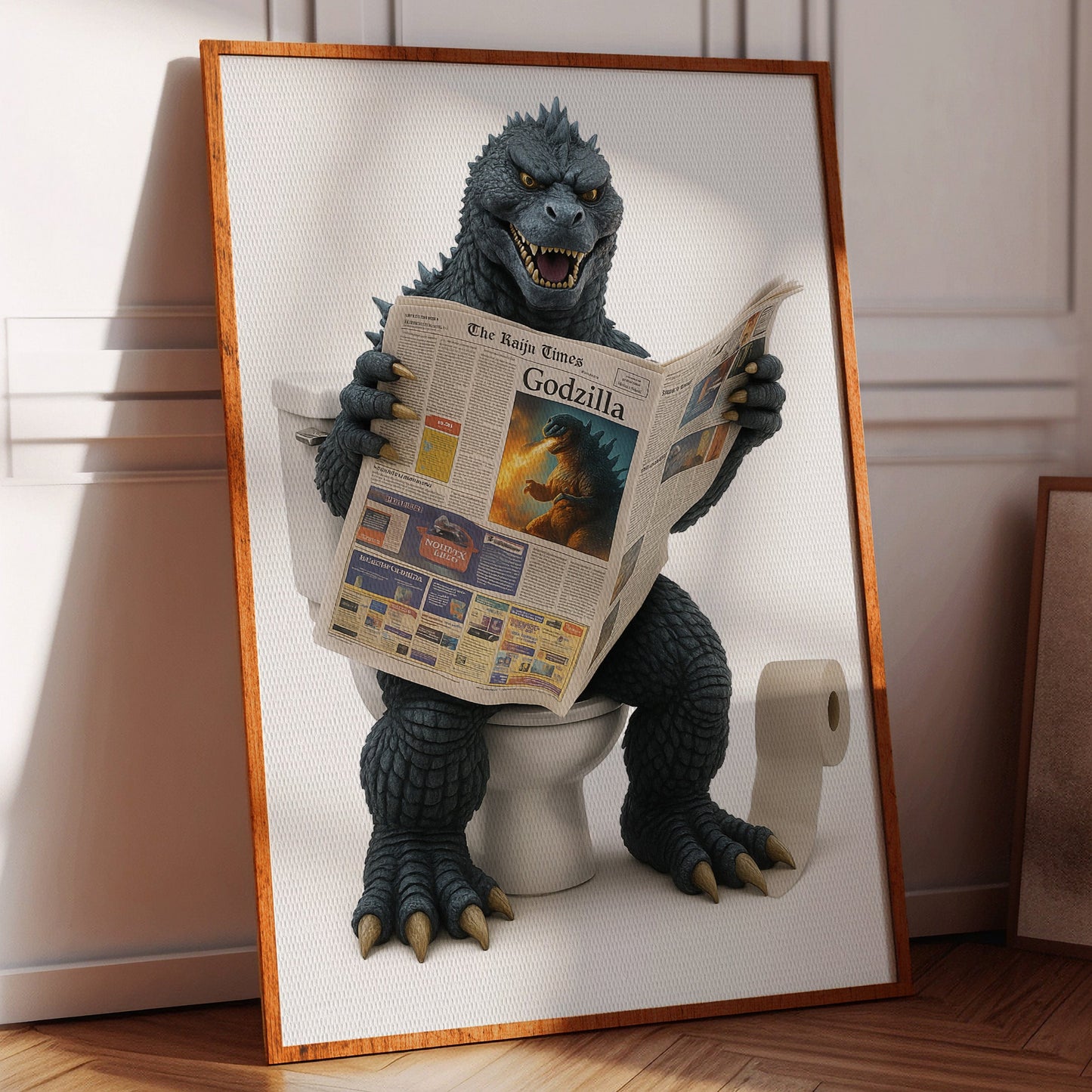 Godzilla on the Throne