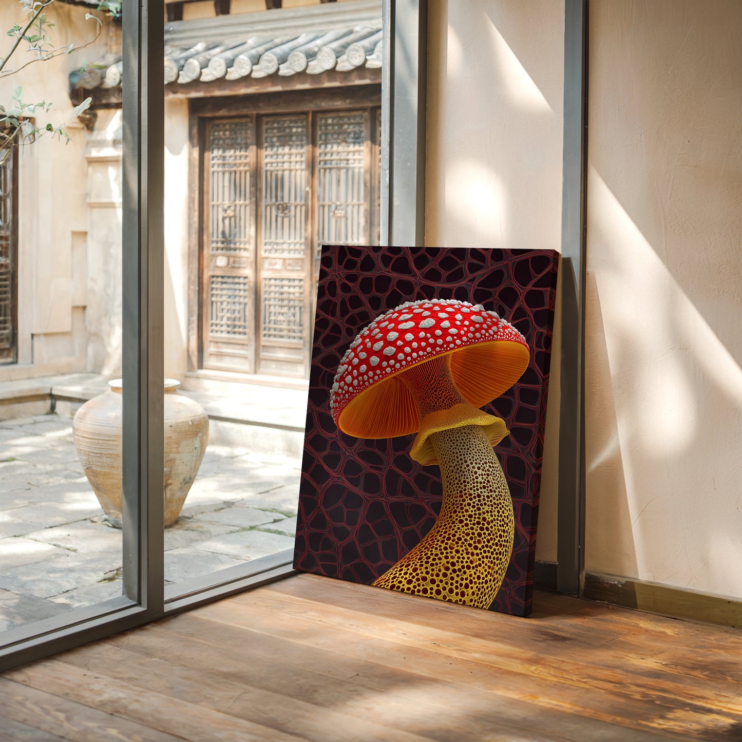 The Enchanted Fungi's Glow