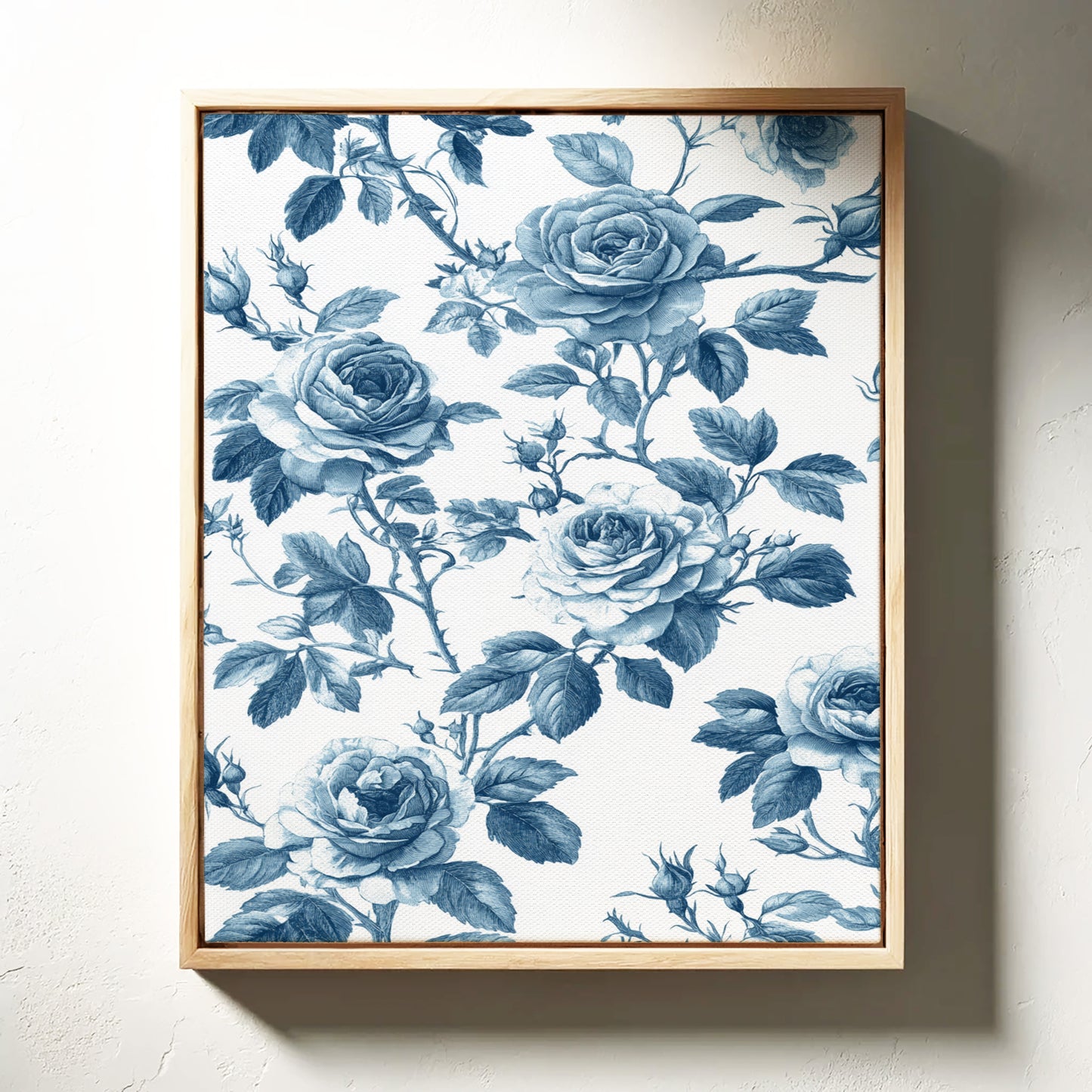 Cerulean Blooms in Quiet Spaces