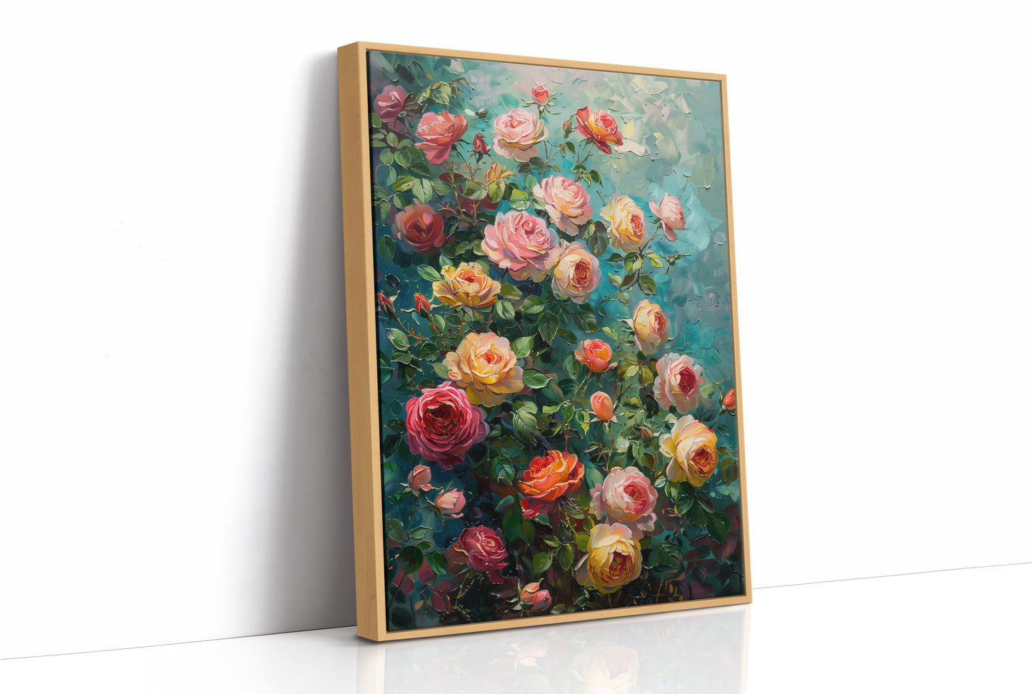 Roses in Full Bloom