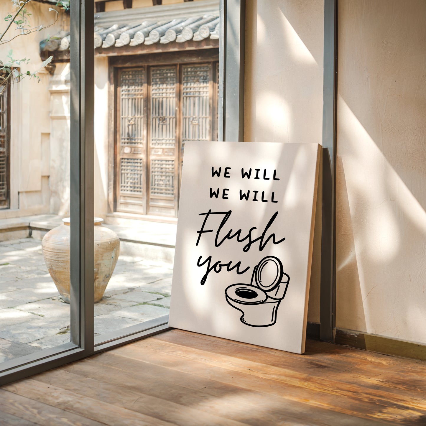 Bold Words For Bathroom Walls