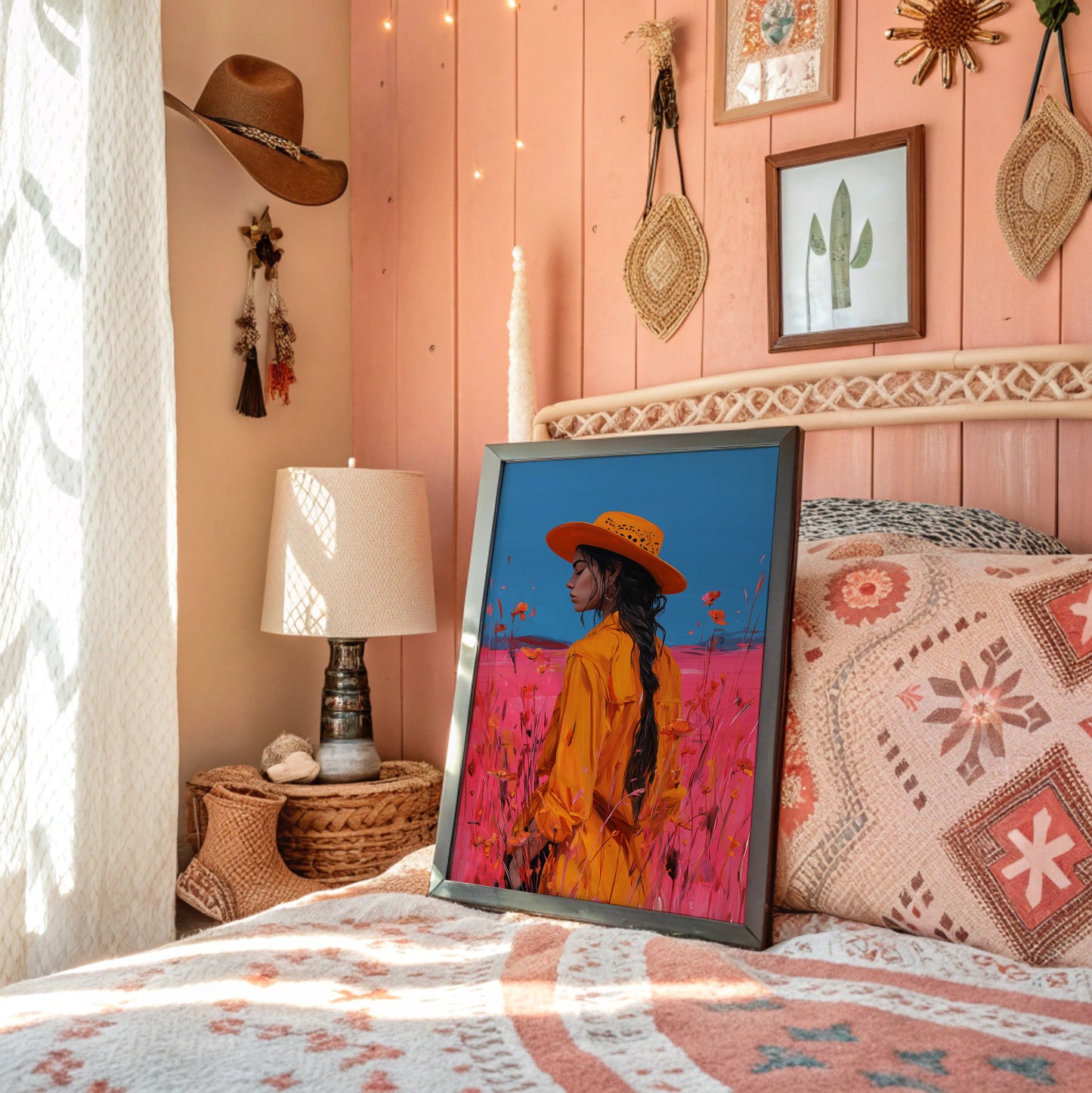 Poppies Dance Through Marigold Fields