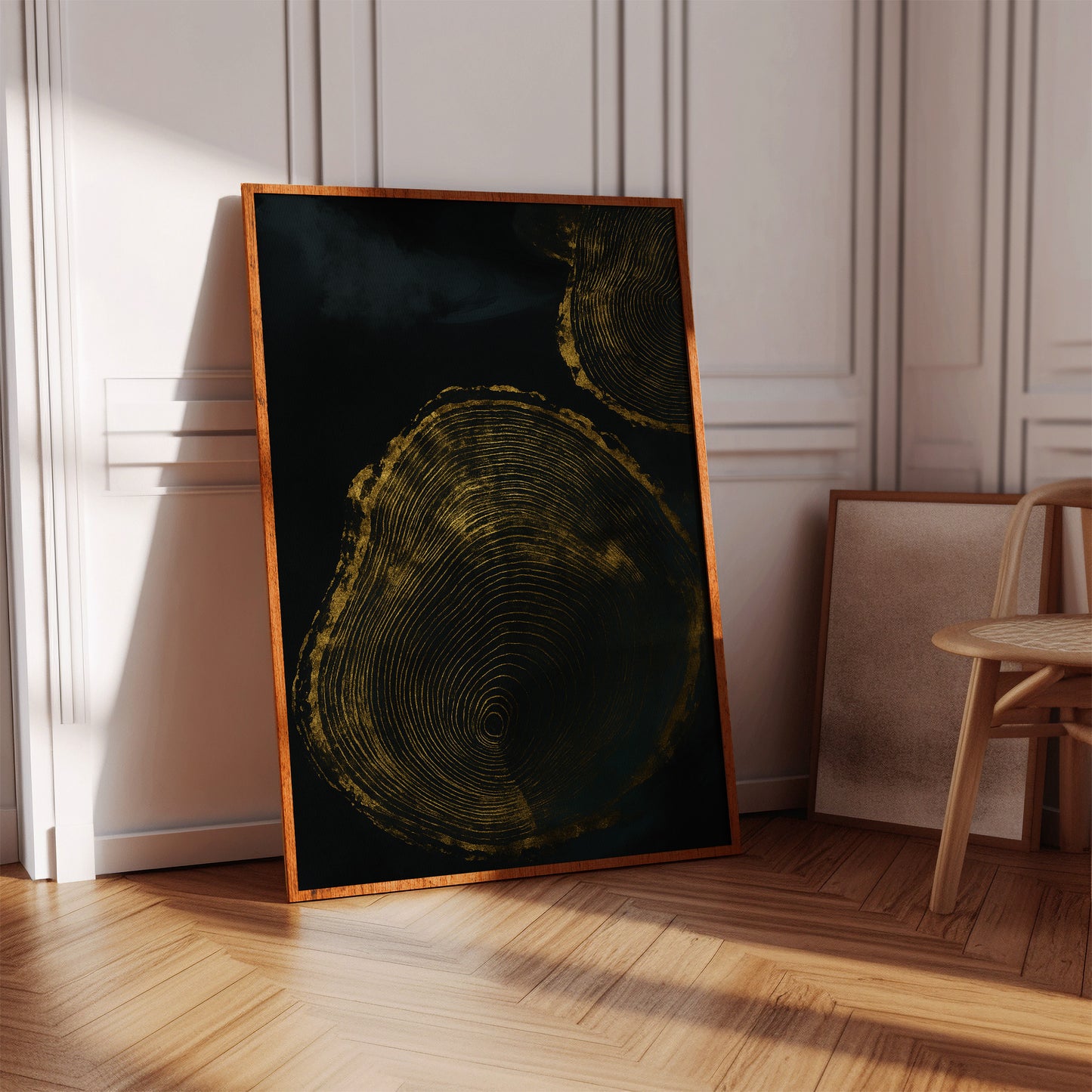 Shadow Rings in Gold