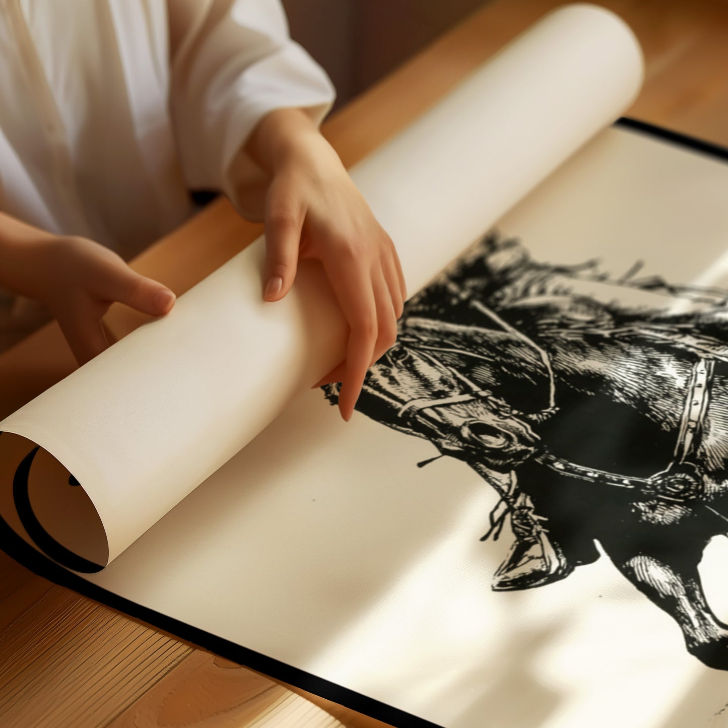 Rider In The Dust Storm