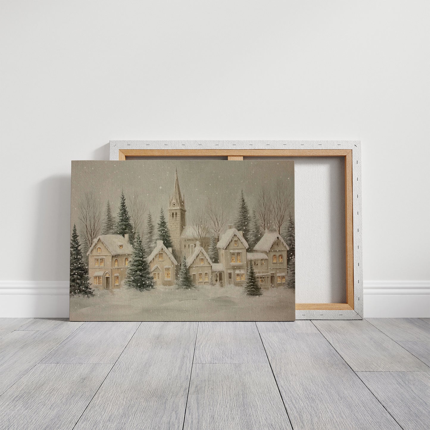 Snow Falls On Silent Chapel Street