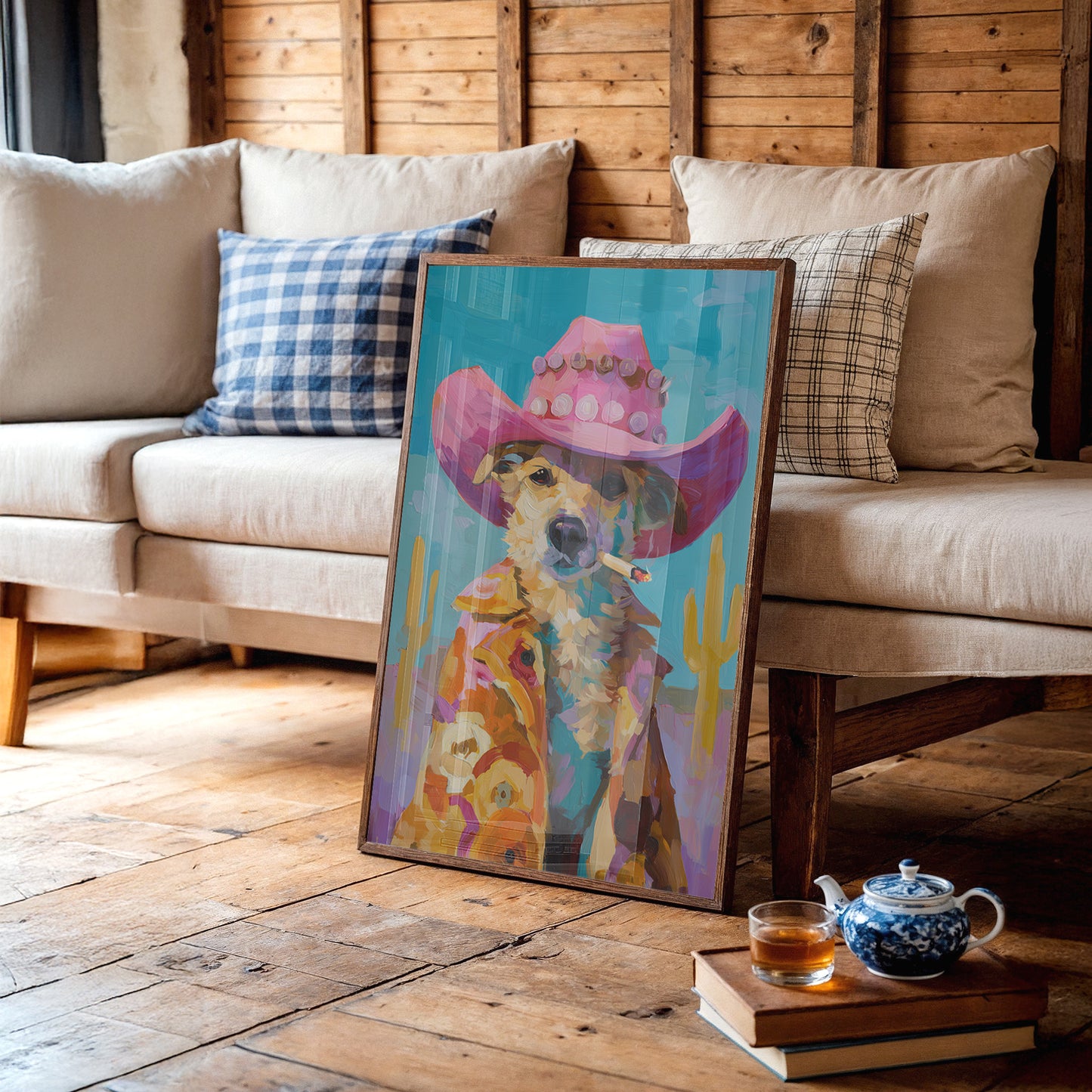 Desert Diva Wears Pink Stetson