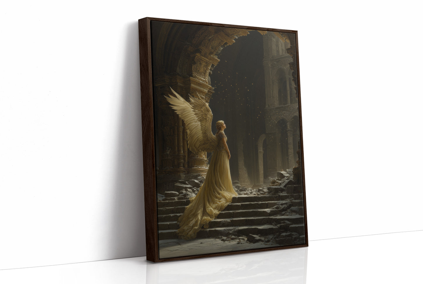 Ancient Halls Await Her Flight