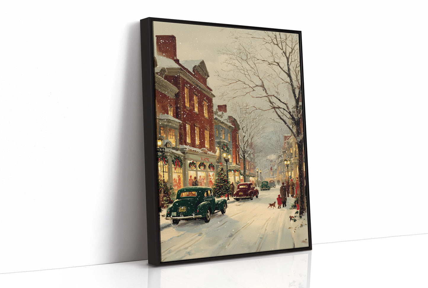 December Streets Remember Simpler Days