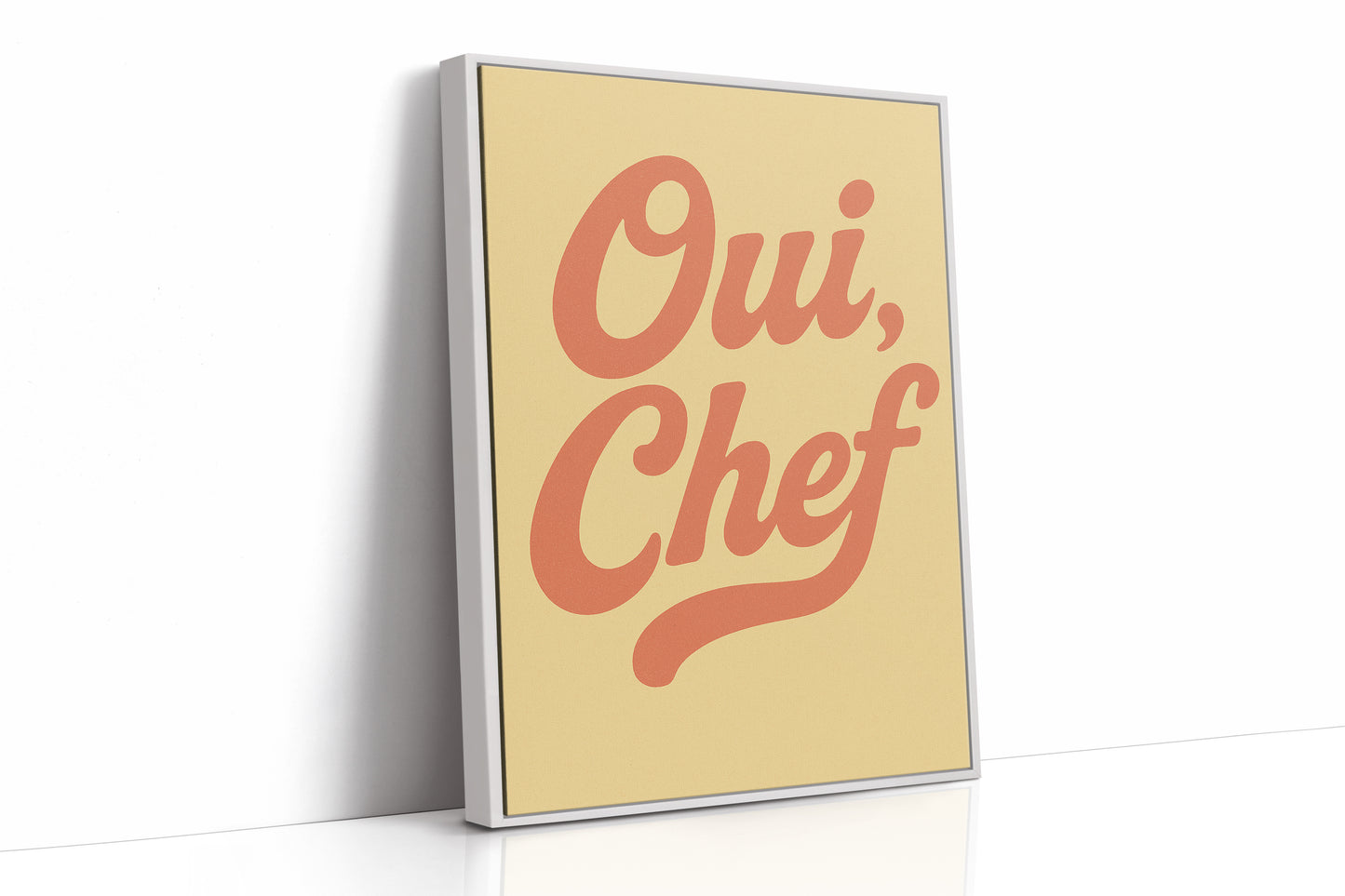 Oui Chef Kitchen Wall Art