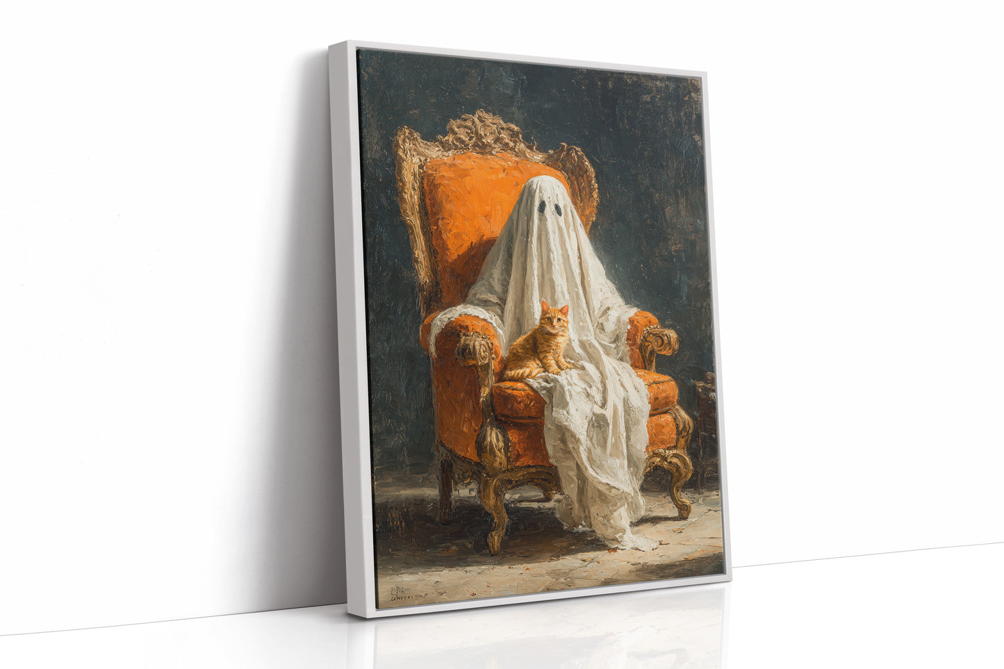 The Guardian in White Drapes