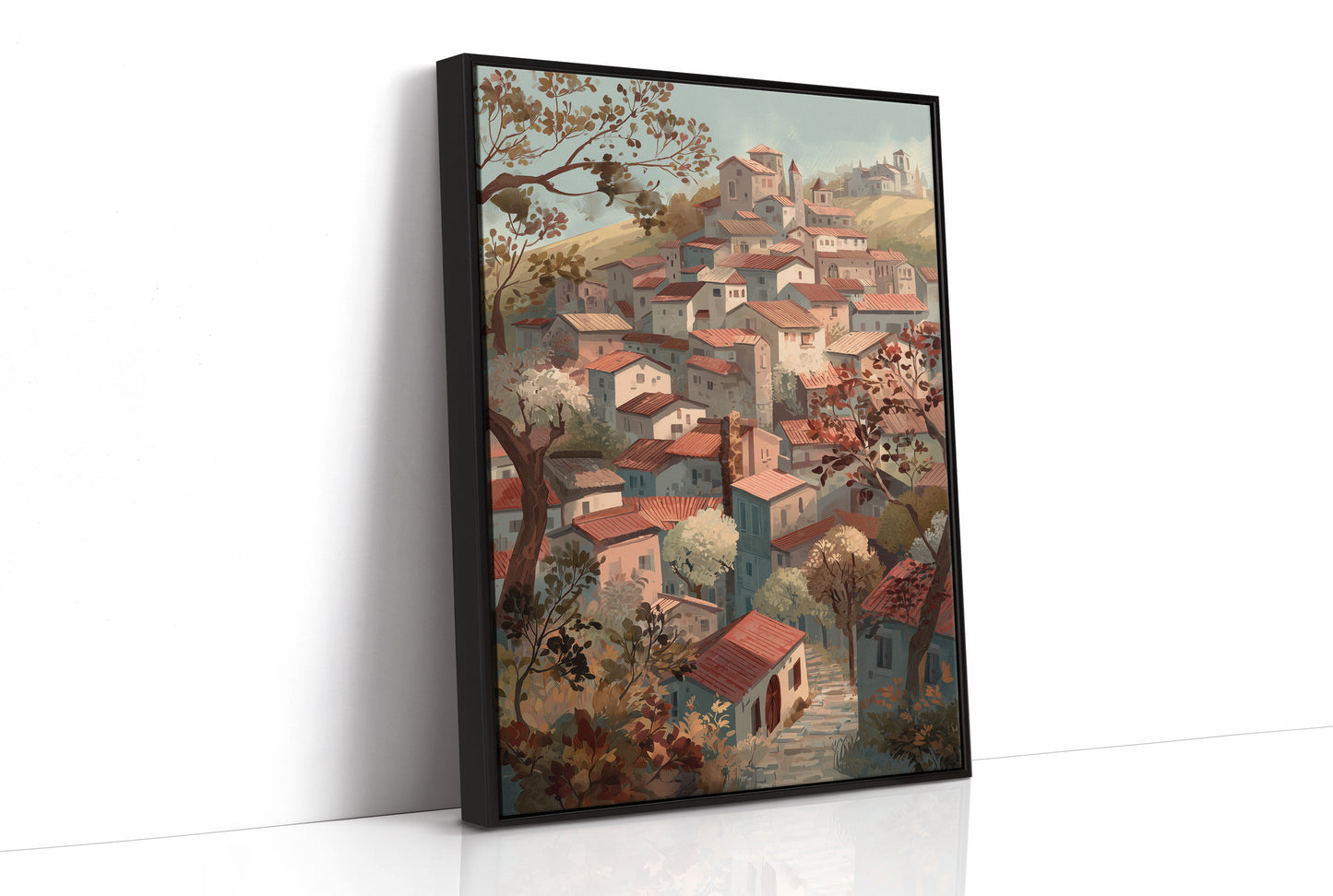 Terracotta Rooftops Climb The Hillside